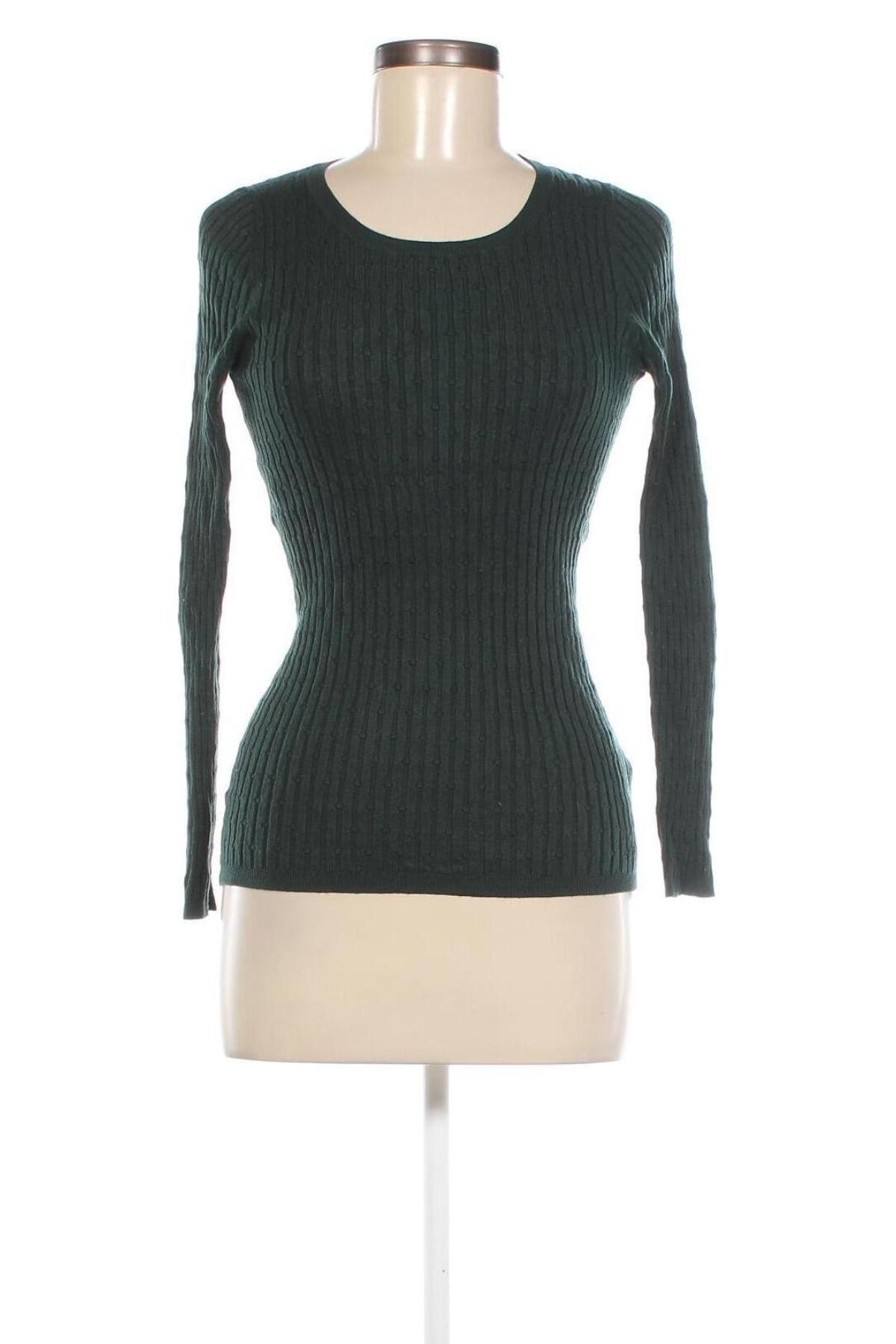 Дамски пуловер Essentials by Tchibo, Размер S, Цвят Зелен, Цена 9,57 лв.
