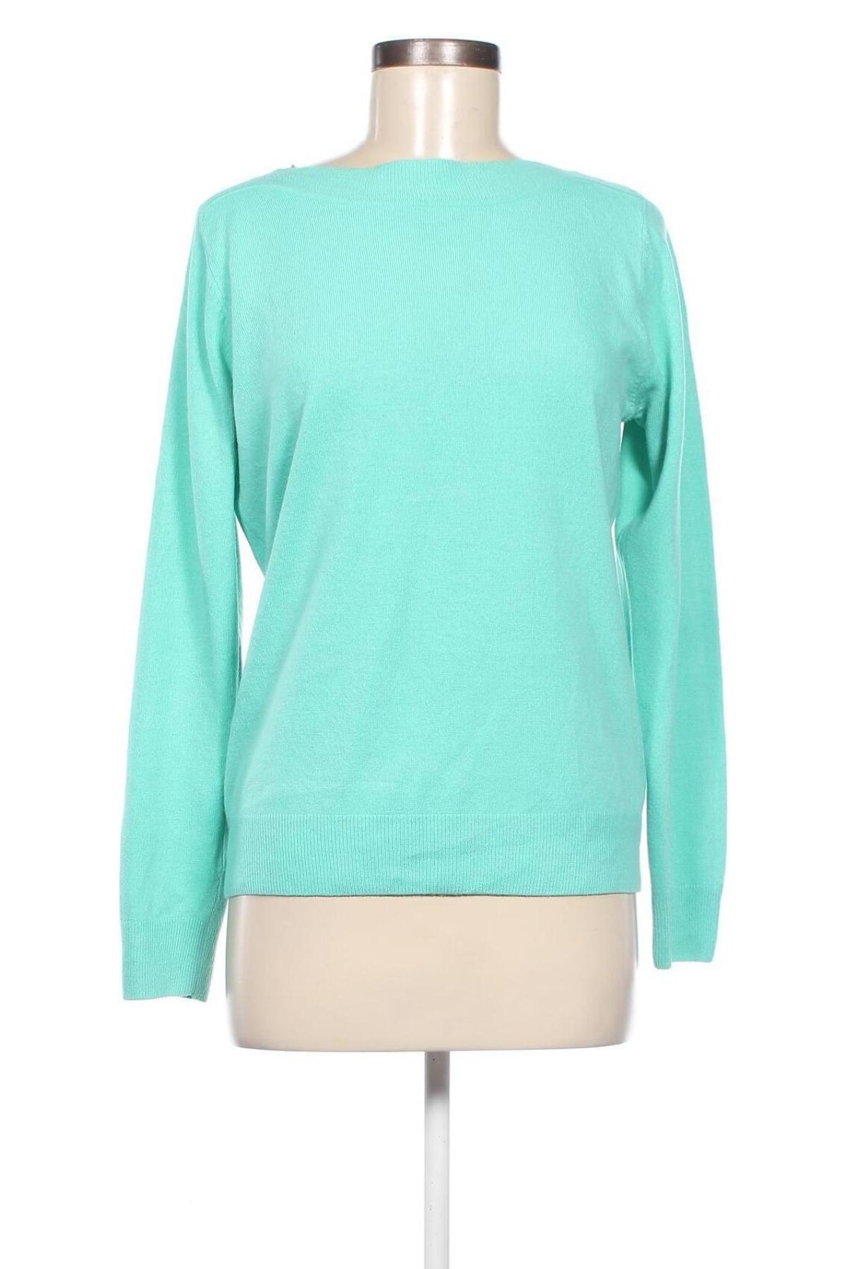 Дамски пуловер F&F, Размер L, Цвят Зелен, Цена 12,47 лв.