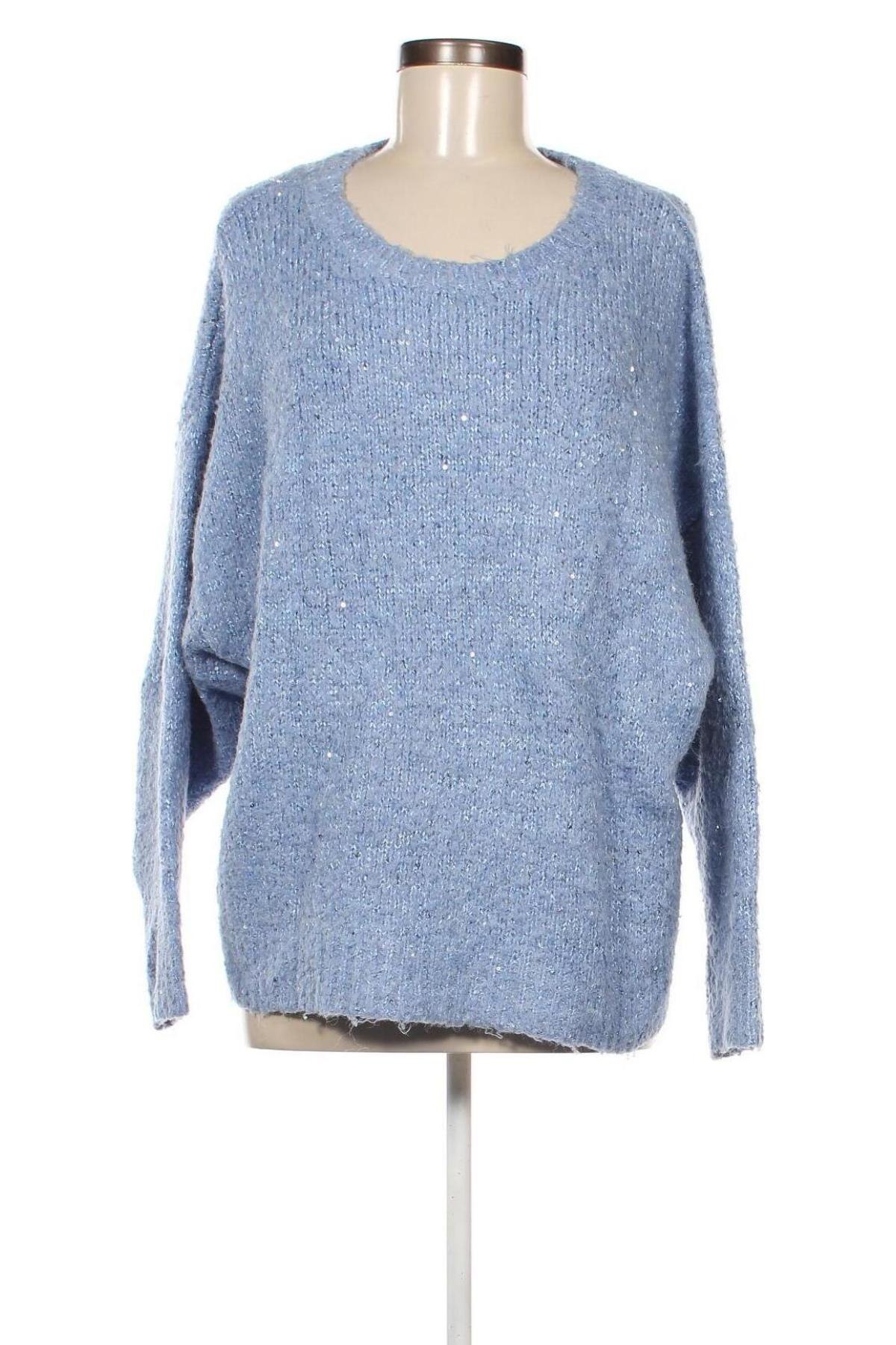 Дамски пуловер F&F, Размер XL, Цвят Син, Цена 11,60 лв.
