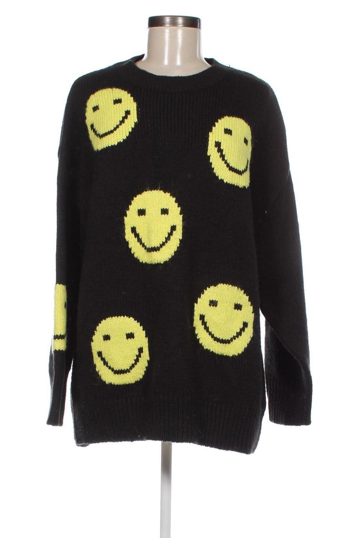 Γυναικείο πουλόβερ Fb Sister, Μέγεθος XL, Χρώμα Μαύρο, Τιμή 8,97 €
