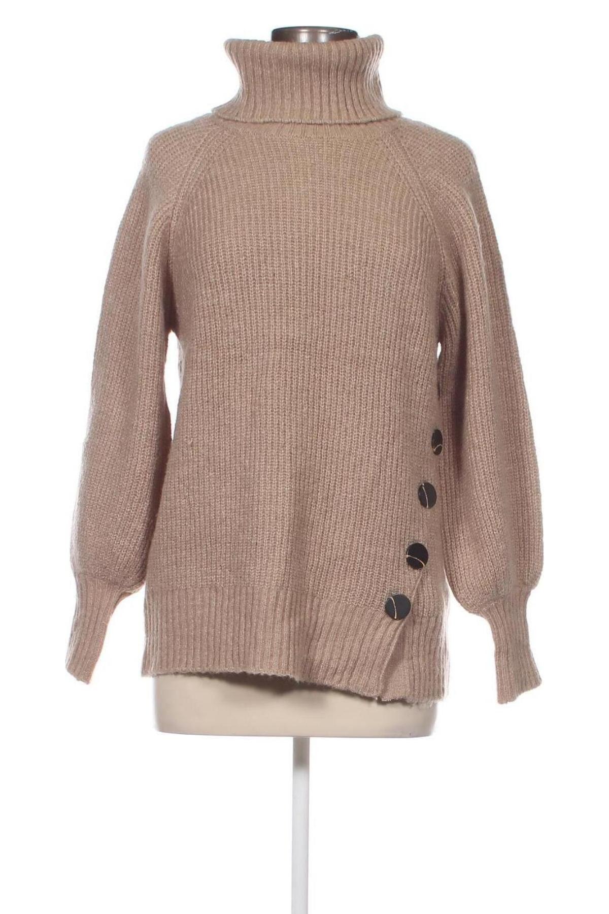 Дамски пуловер Free Quent, Размер S, Цвят Бежов, Цена 16,40 лв.