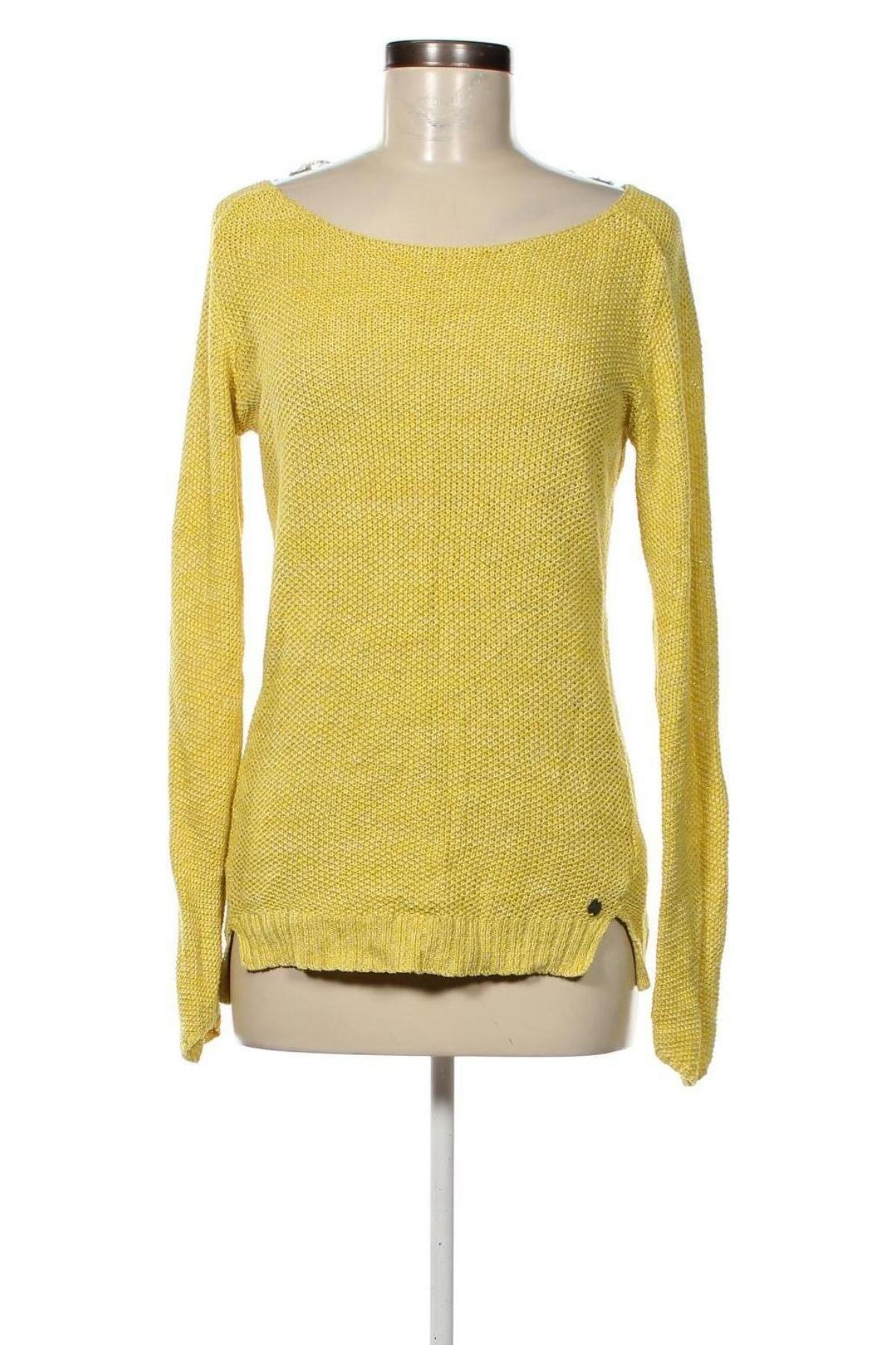 Дамски пуловер Garcia, Размер S, Цвят Жълт, Цена 17,63 лв.