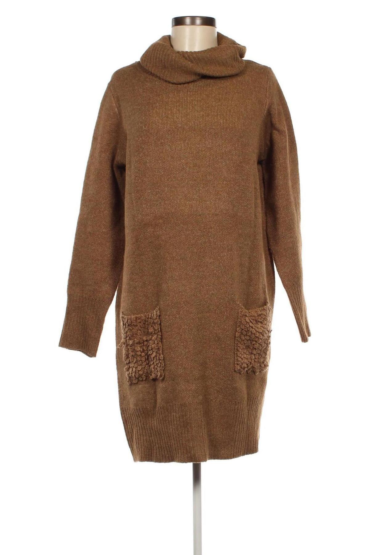 Дамски пуловер Gina, Размер L, Цвят Кафяв, Цена 12,47 лв.