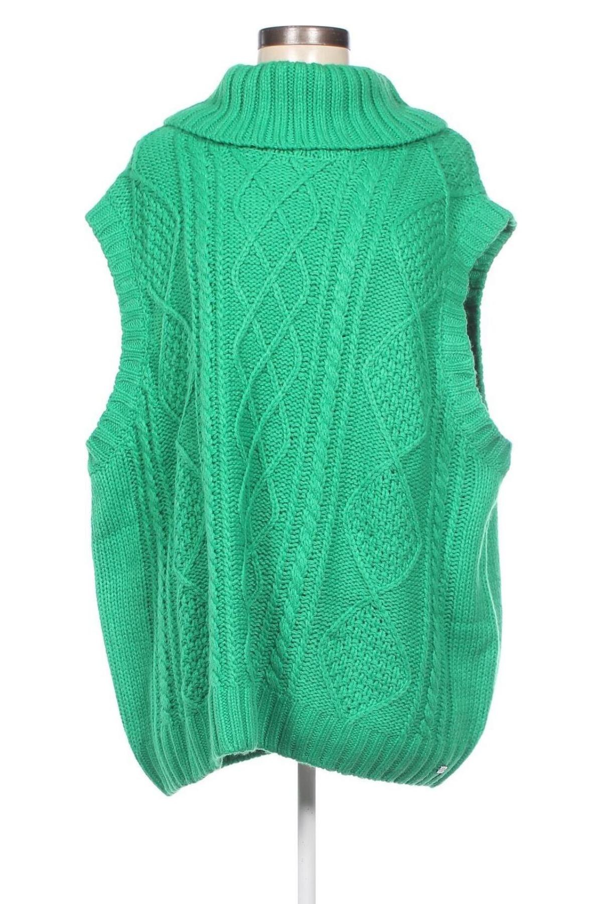 Дамски пуловер Gina Benotti, Размер XXL, Цвят Зелен, Цена 23,20 лв.
