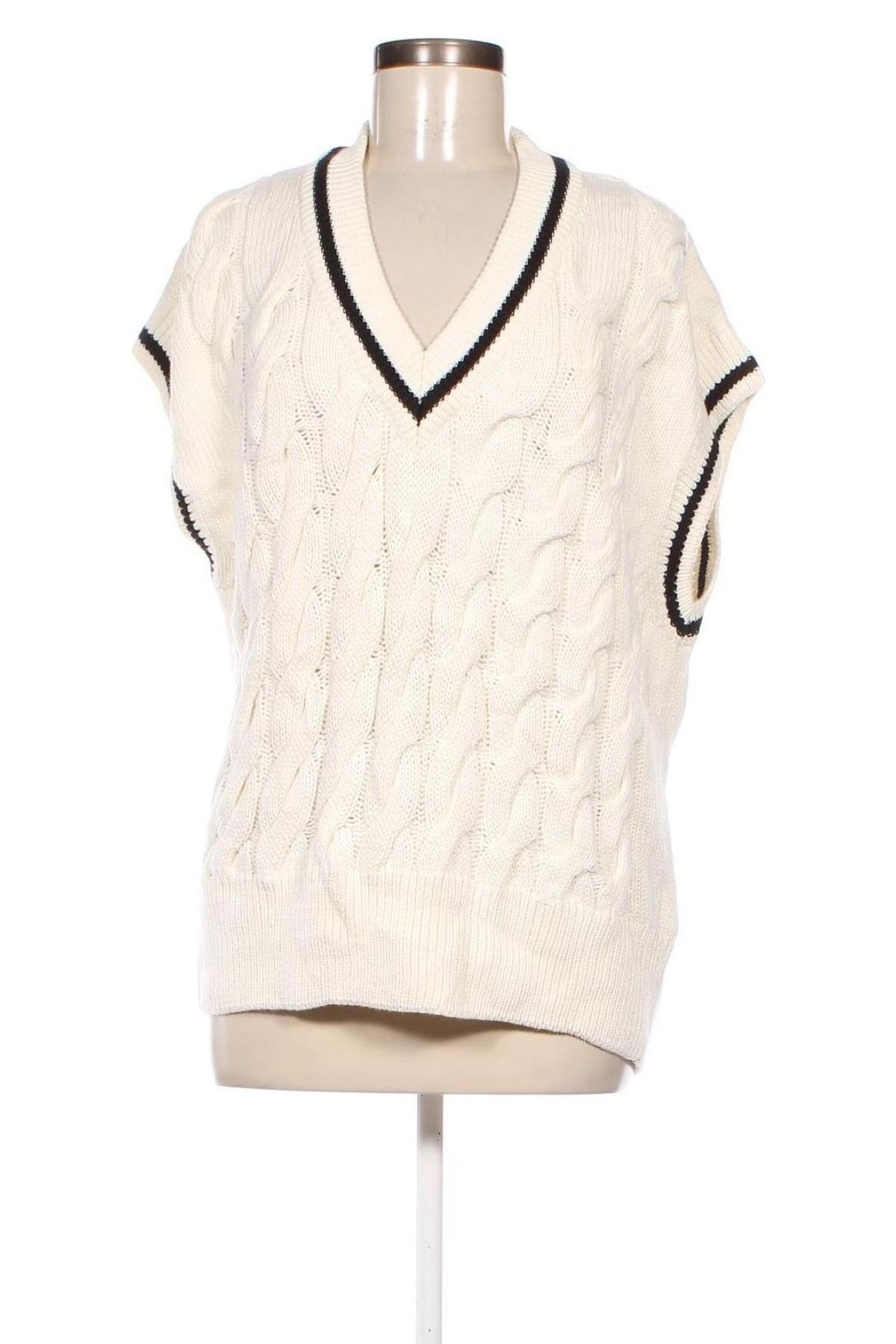 Дамски пуловер Gina Tricot, Размер XL, Цвят Бял, Цена 9,18 лв.