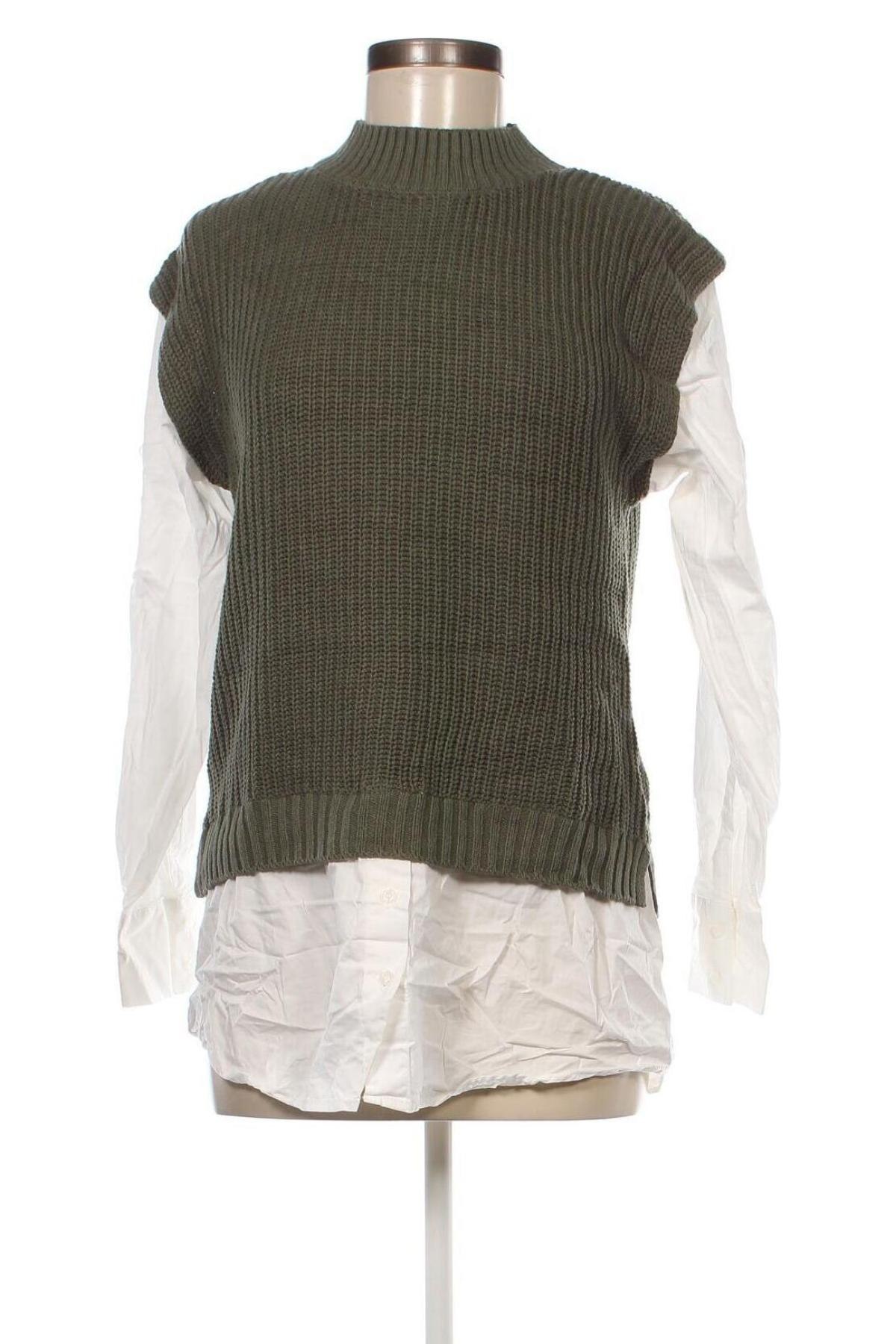 Дамски пуловер Gina Tricot, Размер S, Цвят Зелен, Цена 8,91 лв.