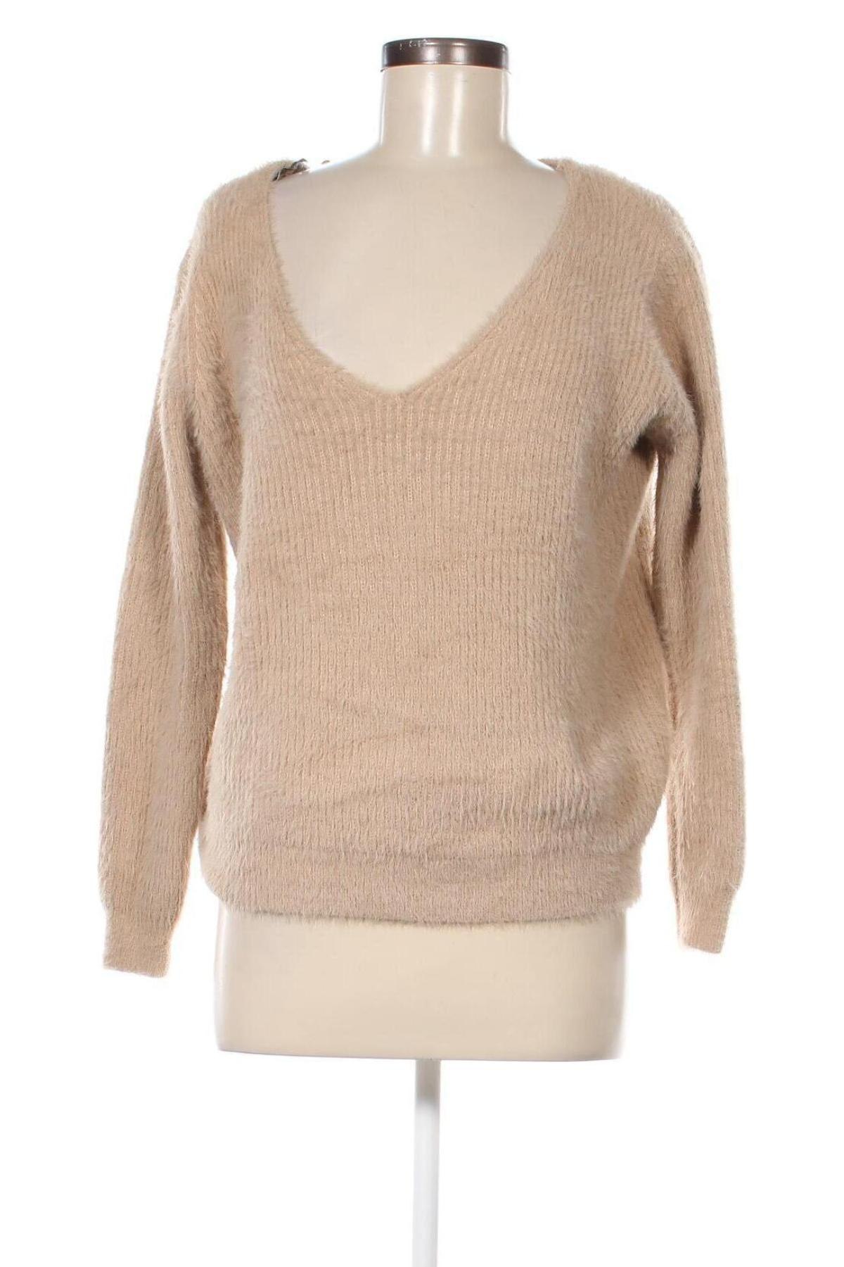 Дамски пуловер Golden Days, Размер M, Цвят Бежов, Цена 13,53 лв.