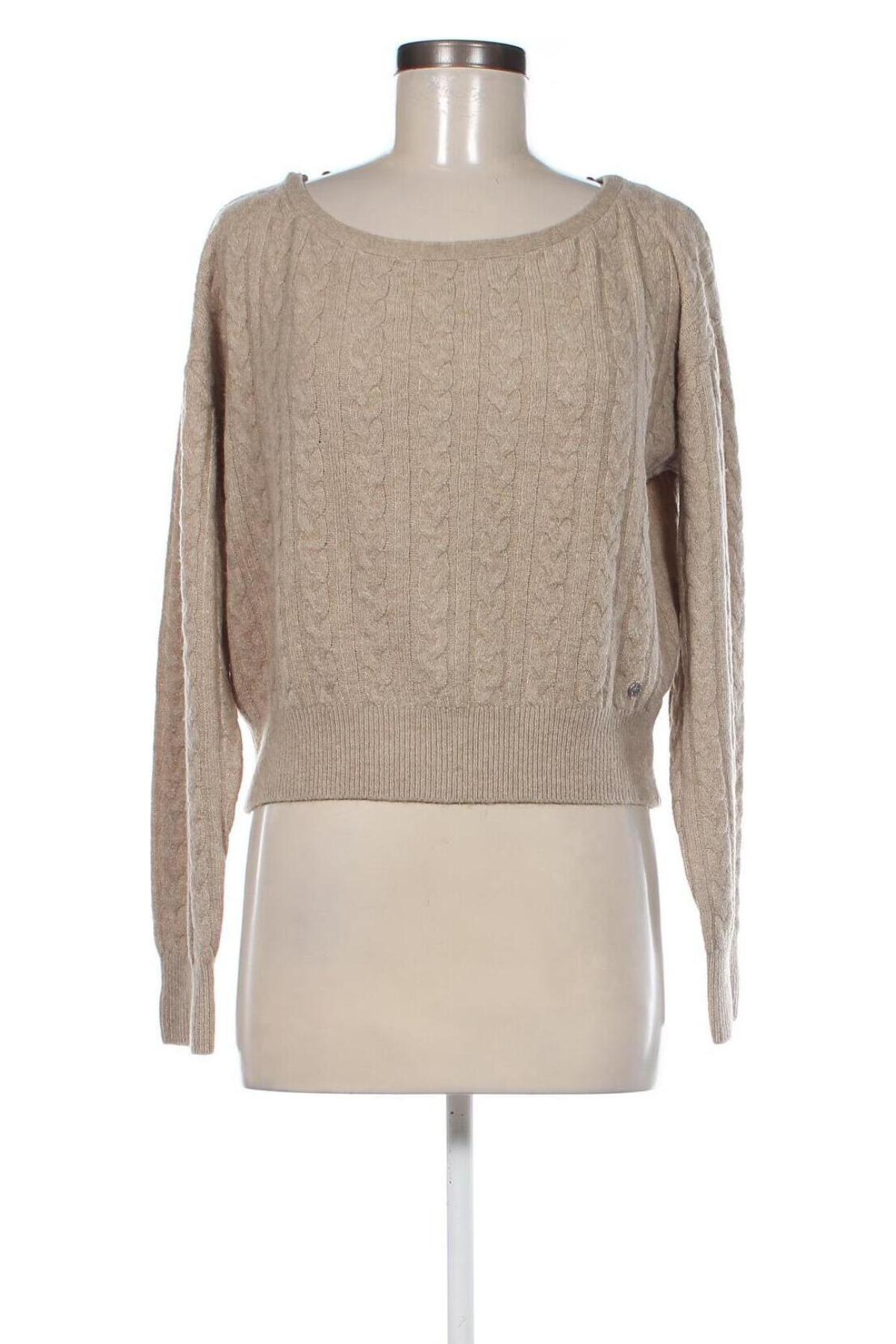 Γυναικείο πουλόβερ Guess, Μέγεθος L, Χρώμα  Μπέζ, Τιμή 25,40 €
