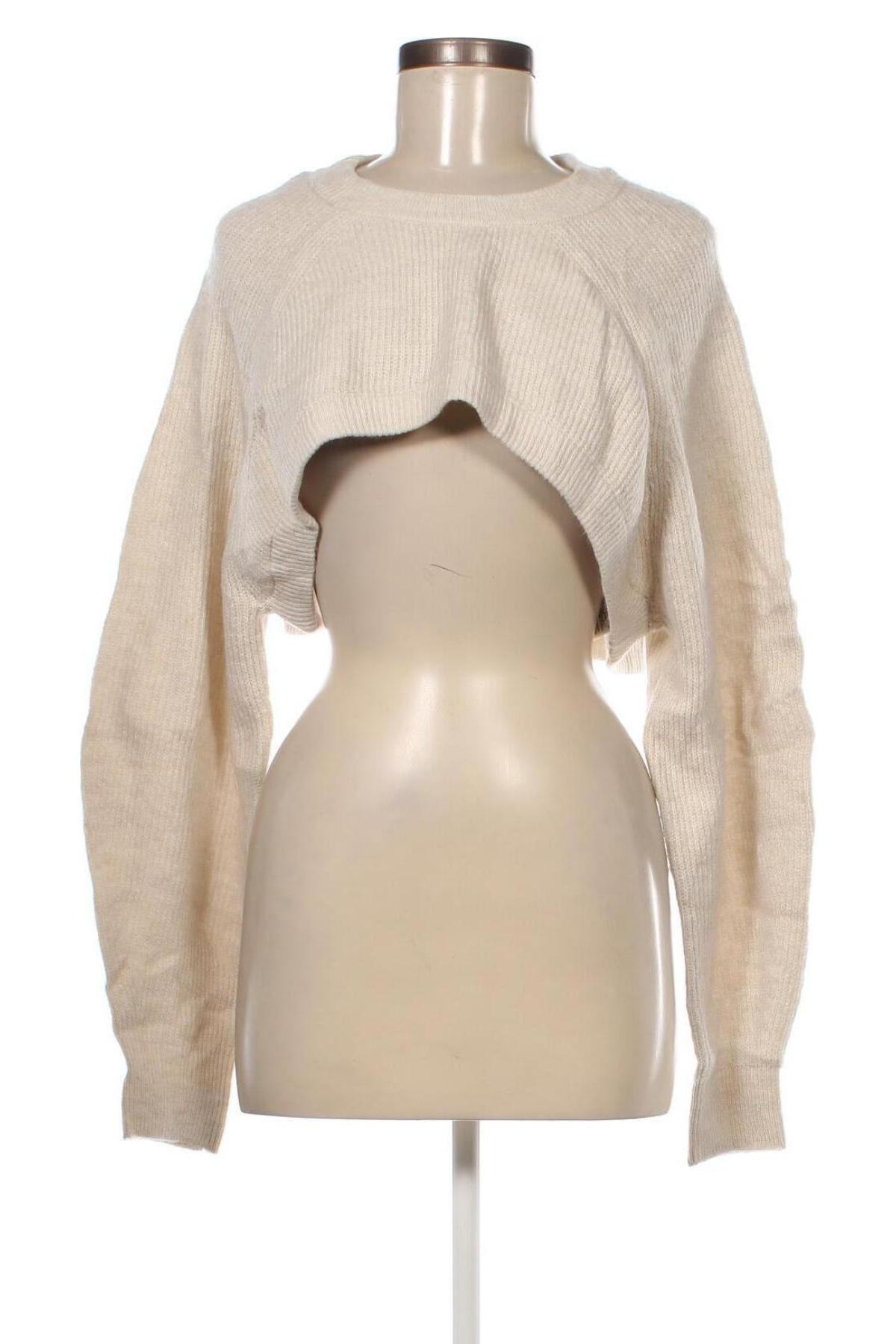 Damski sweter H&M, Rozmiar XL, Kolor Beżowy, Cena 32,99 zł