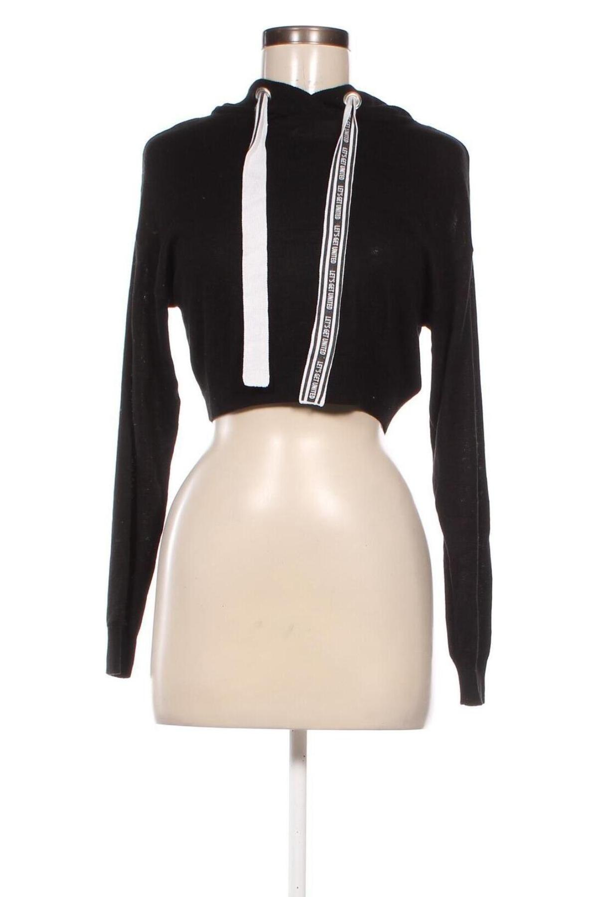Дамски пуловер H&M Divided, Размер XS, Цвят Черен, Цена 11,60 лв.