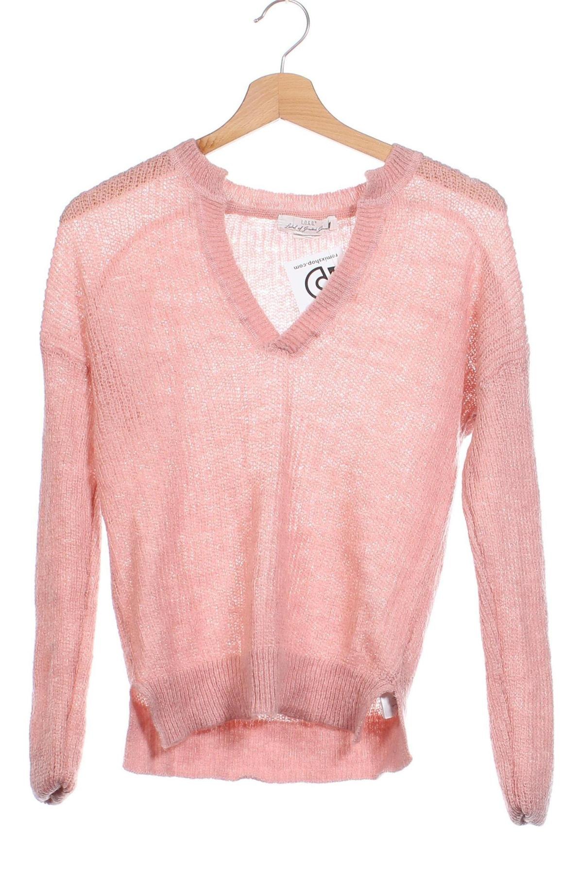 Női pulóver H&M L.O.G.G., Méret XS, Szín Rózsaszín, Ár 2 784 Ft