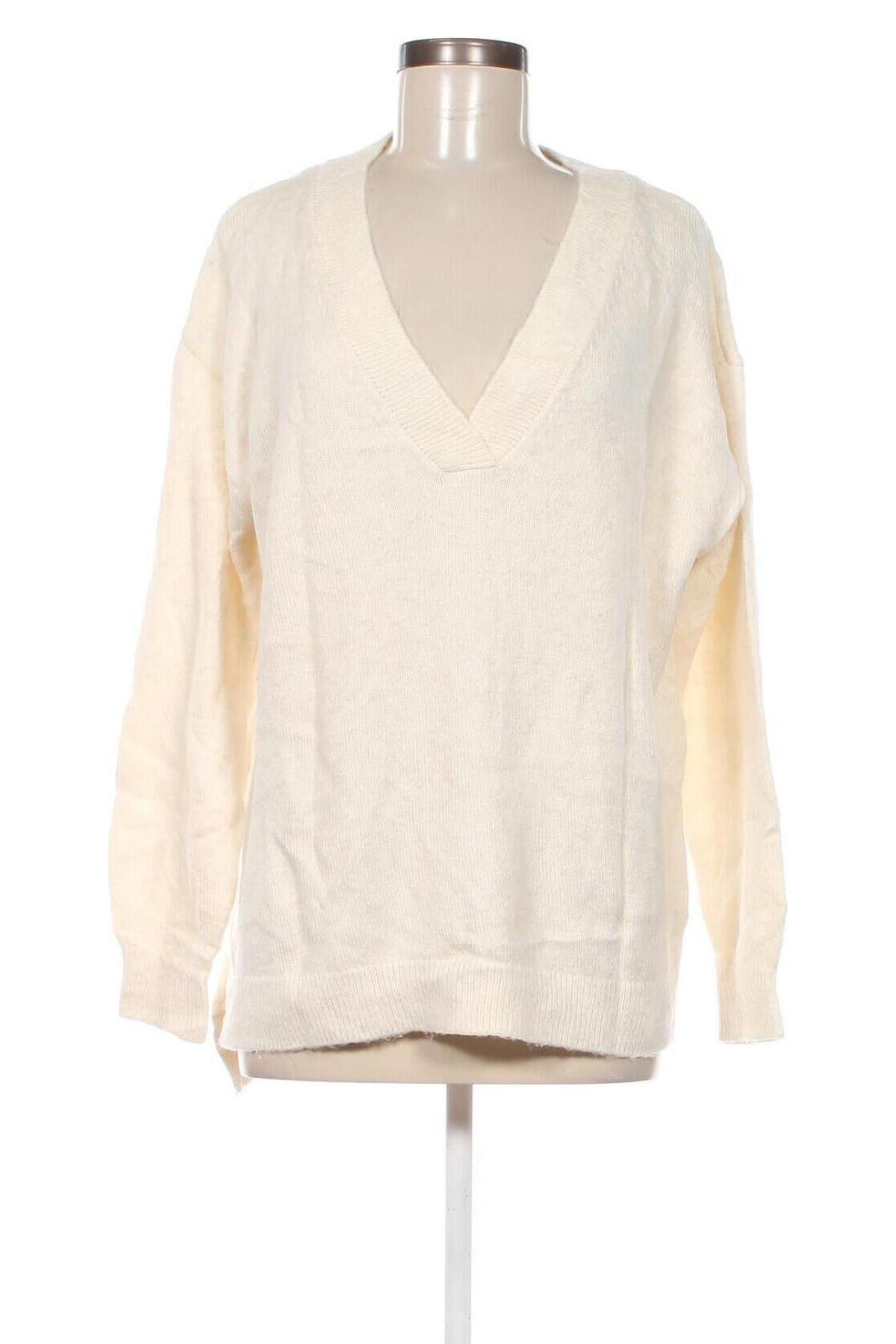 Damenpullover H&M L.O.G.G., Größe M, Farbe Weiß, Preis € 6,66