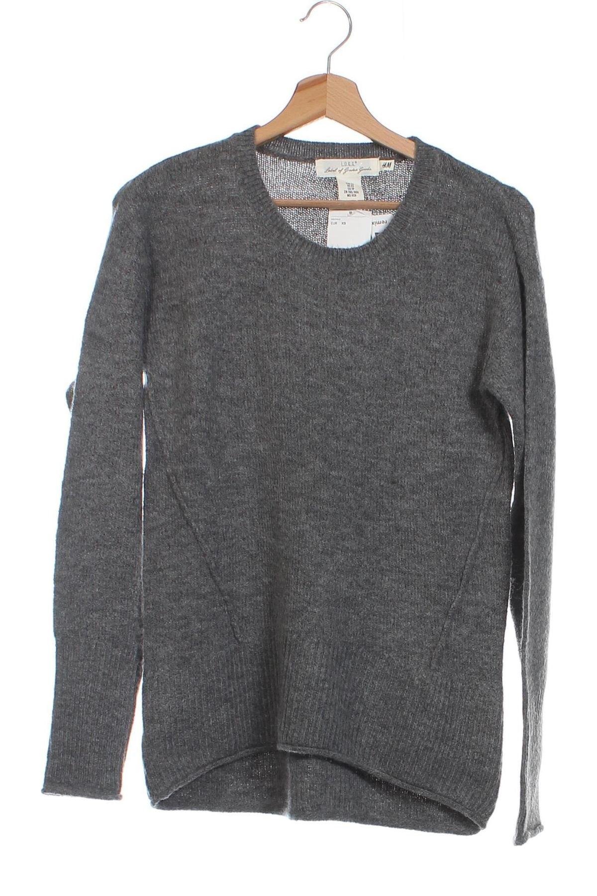 Γυναικείο πουλόβερ H&M L.O.G.G., Μέγεθος XS, Χρώμα Γκρί, Τιμή 12,70 €