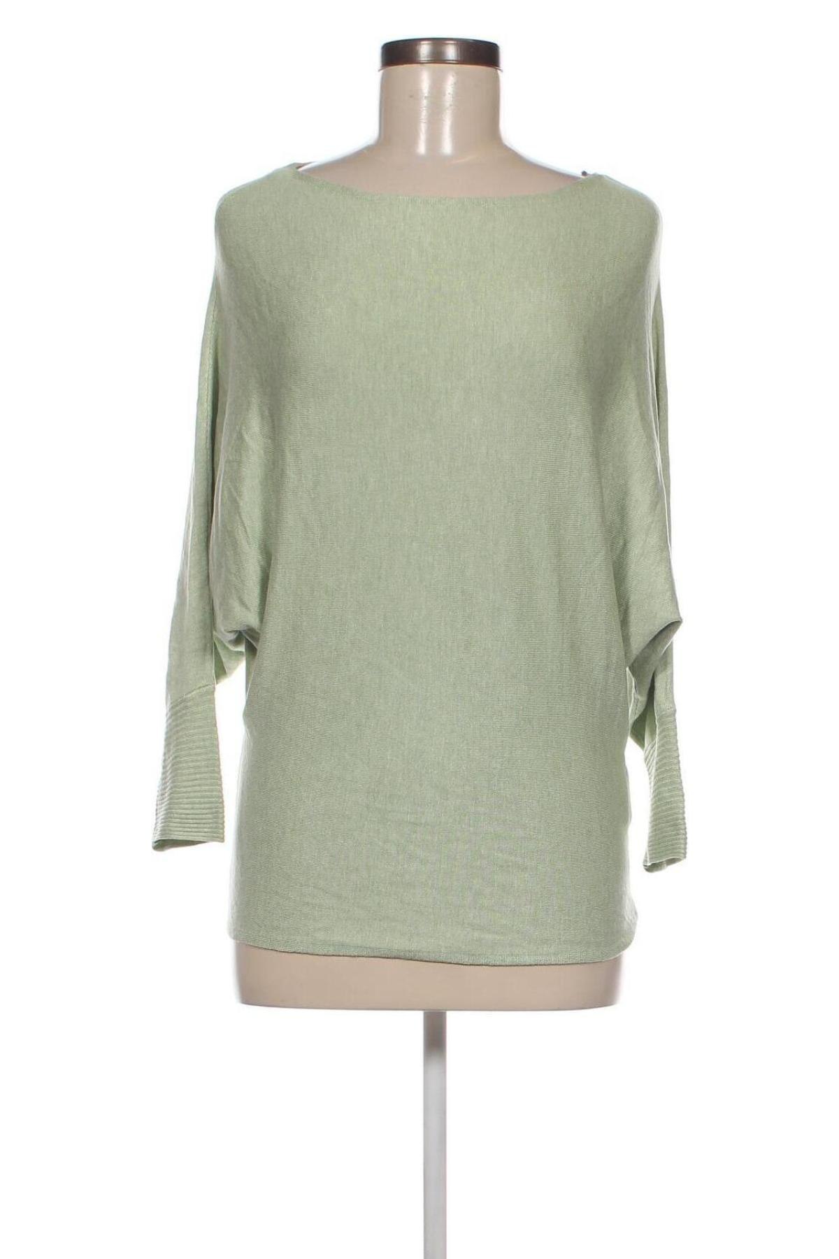Дамски пуловер Haily`s, Размер L, Цвят Зелен, Цена 20,09 лв.
