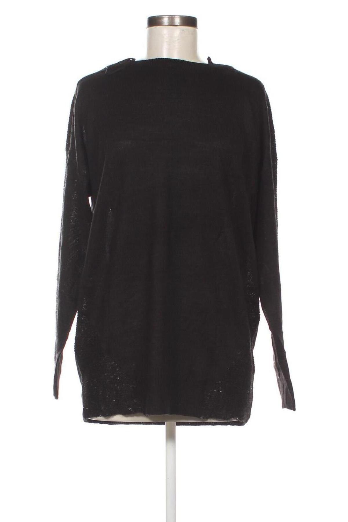 Γυναικείο πουλόβερ Janina, Μέγεθος L, Χρώμα Μαύρο, Τιμή 5,02 €