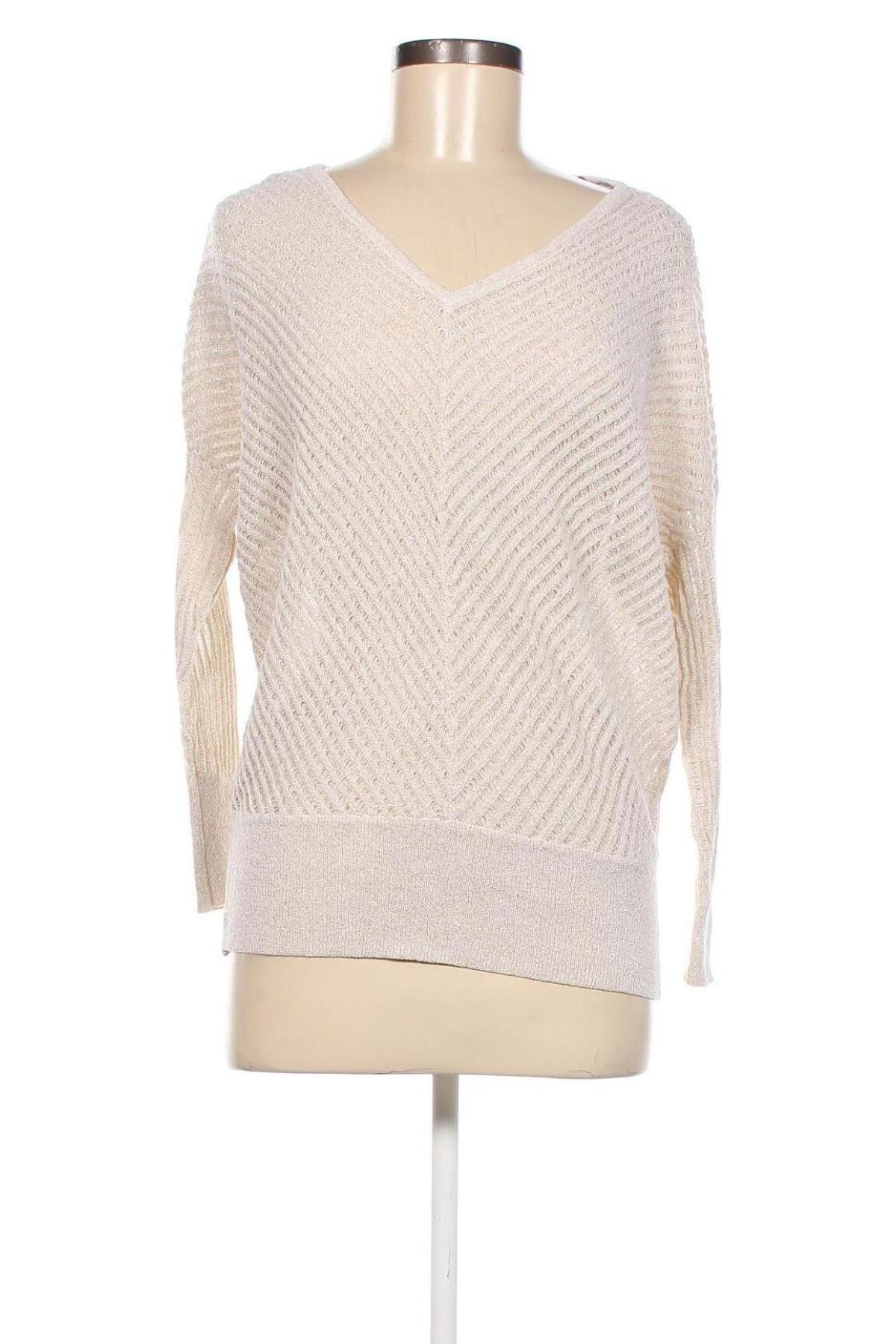 Дамски пуловер Jennifer Lopez, Размер M, Цвят Екрю, Цена 7,54 лв.