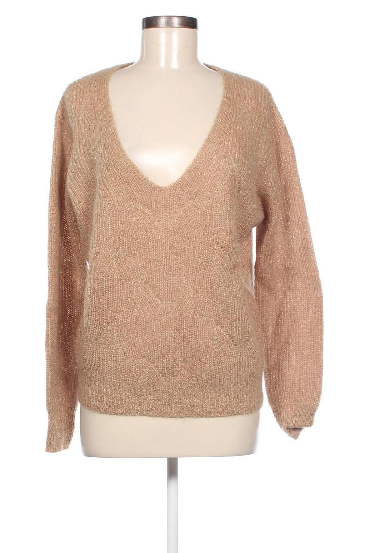 Дамски пуловер Kookai, Размер M, Цвят Бежов, Цена 56,00 лв.