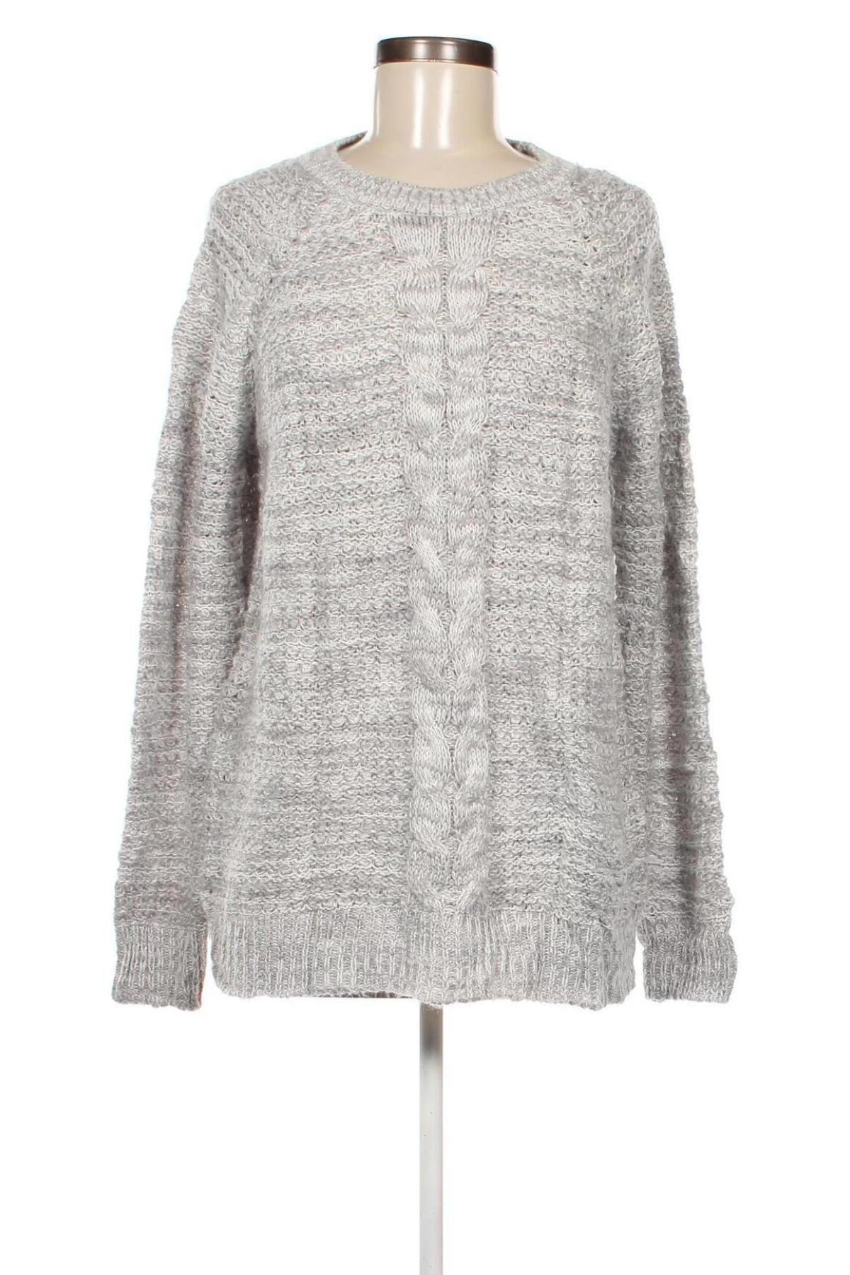 Γυναικείο πουλόβερ Laura Torelli, Μέγεθος L, Χρώμα Γκρί, Τιμή 5,92 €