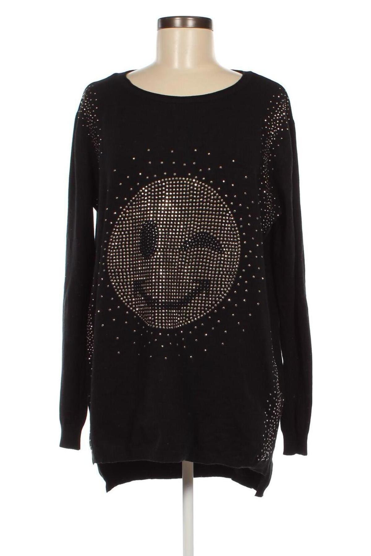 Γυναικείο πουλόβερ Lazy Girl, Μέγεθος L, Χρώμα Μαύρο, Τιμή 5,72 €