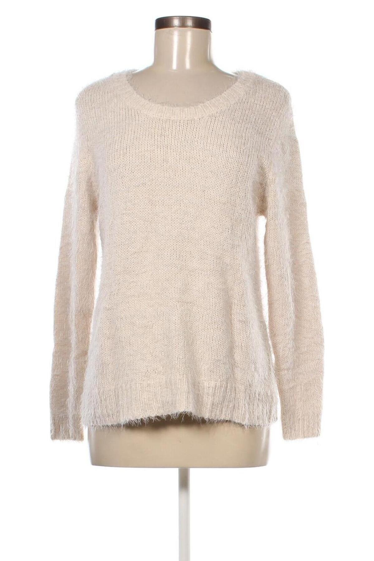 Дамски пуловер M&Co., Размер L, Цвят Бежов, Цена 11,60 лв.