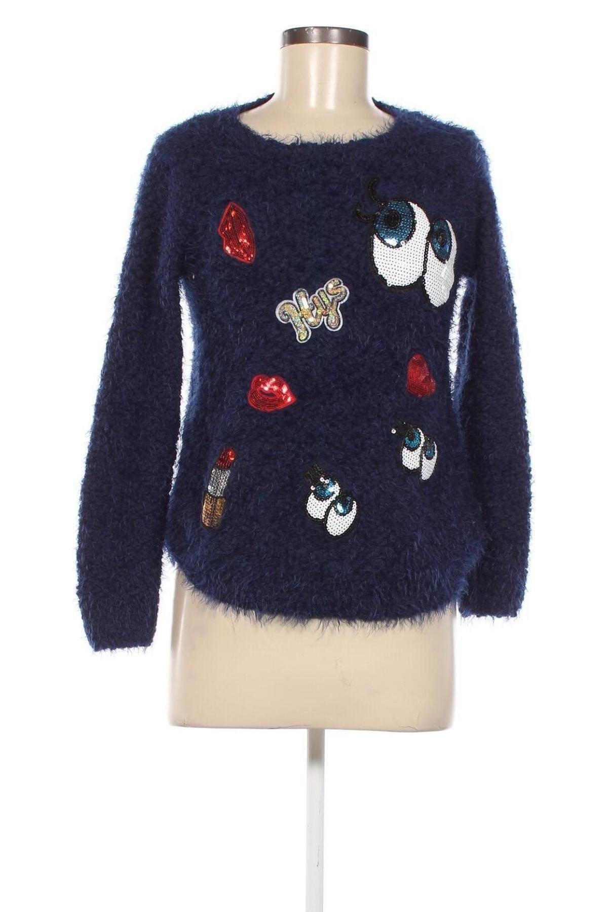 Női pulóver May&Co, Méret S, Szín Kék, Ár 3 264 Ft