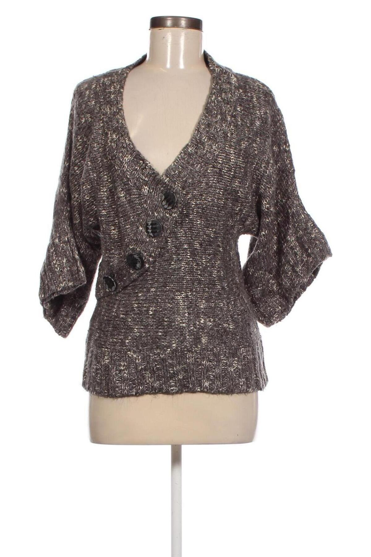 Γυναικείο πουλόβερ Moda Pui, Μέγεθος L, Χρώμα Γκρί, Τιμή 4,84 €