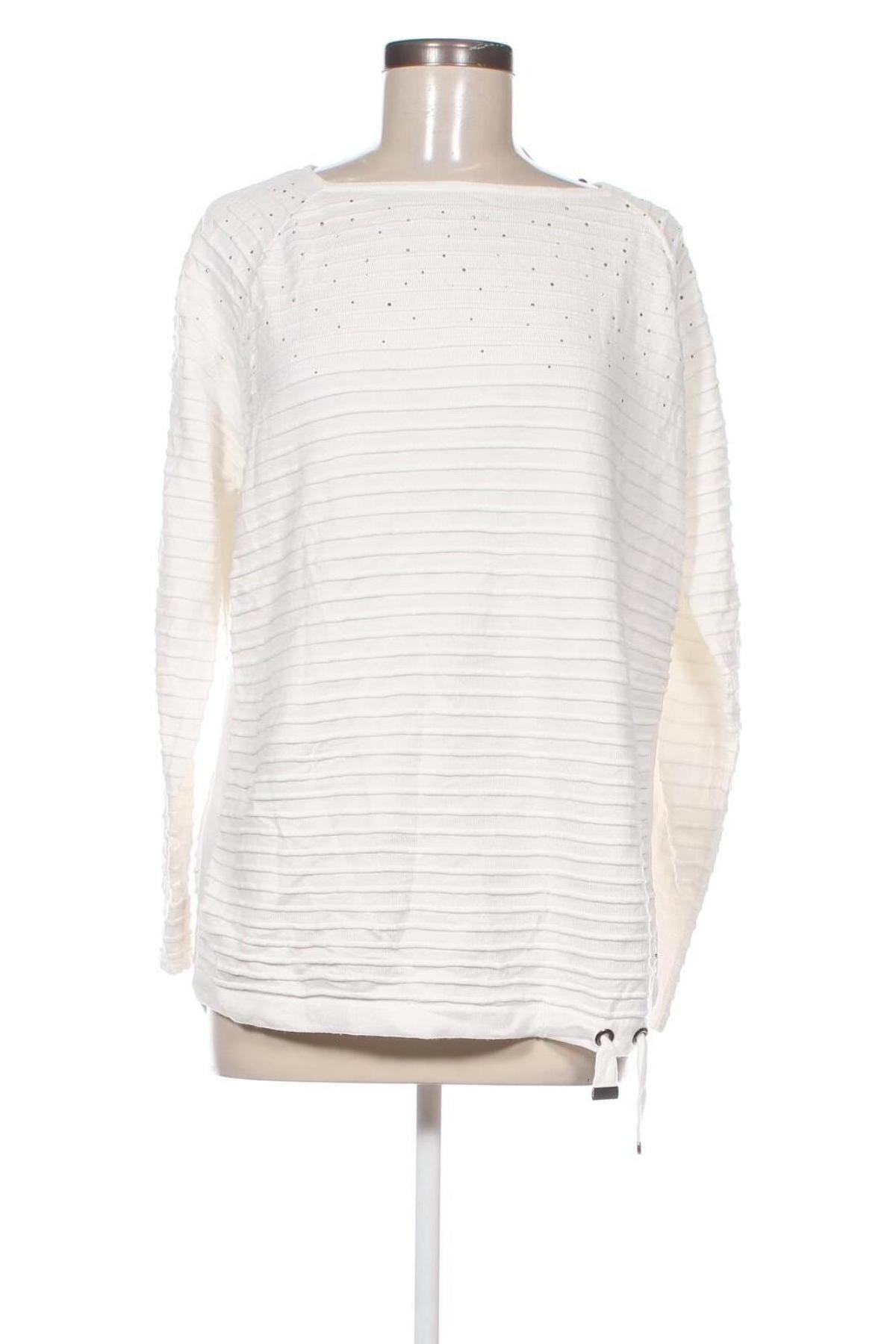 Γυναικείο πουλόβερ Monari, Μέγεθος M, Χρώμα Λευκό, Τιμή 22,63 €