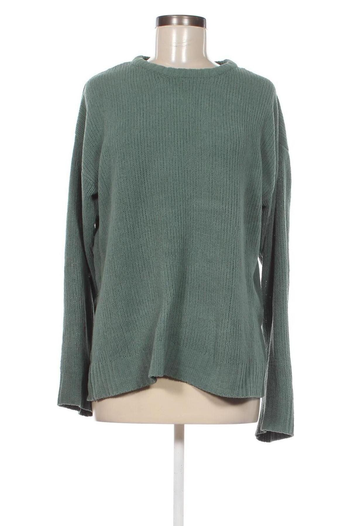 Дамски пуловер Natura, Размер L, Цвят Зелен, Цена 17,63 лв.