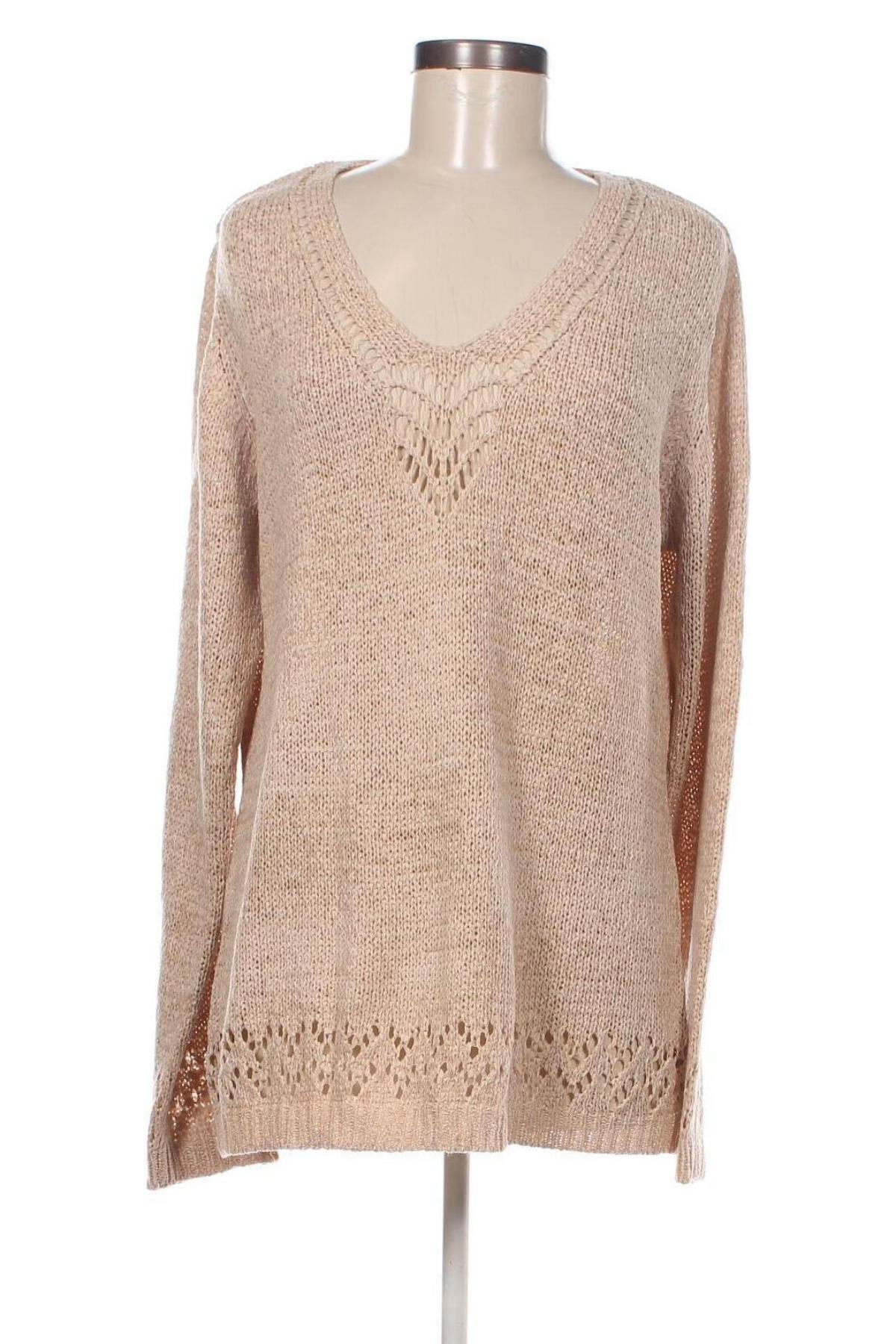 Γυναικείο πουλόβερ Nkd, Μέγεθος XXL, Χρώμα  Μπέζ, Τιμή 10,76 €