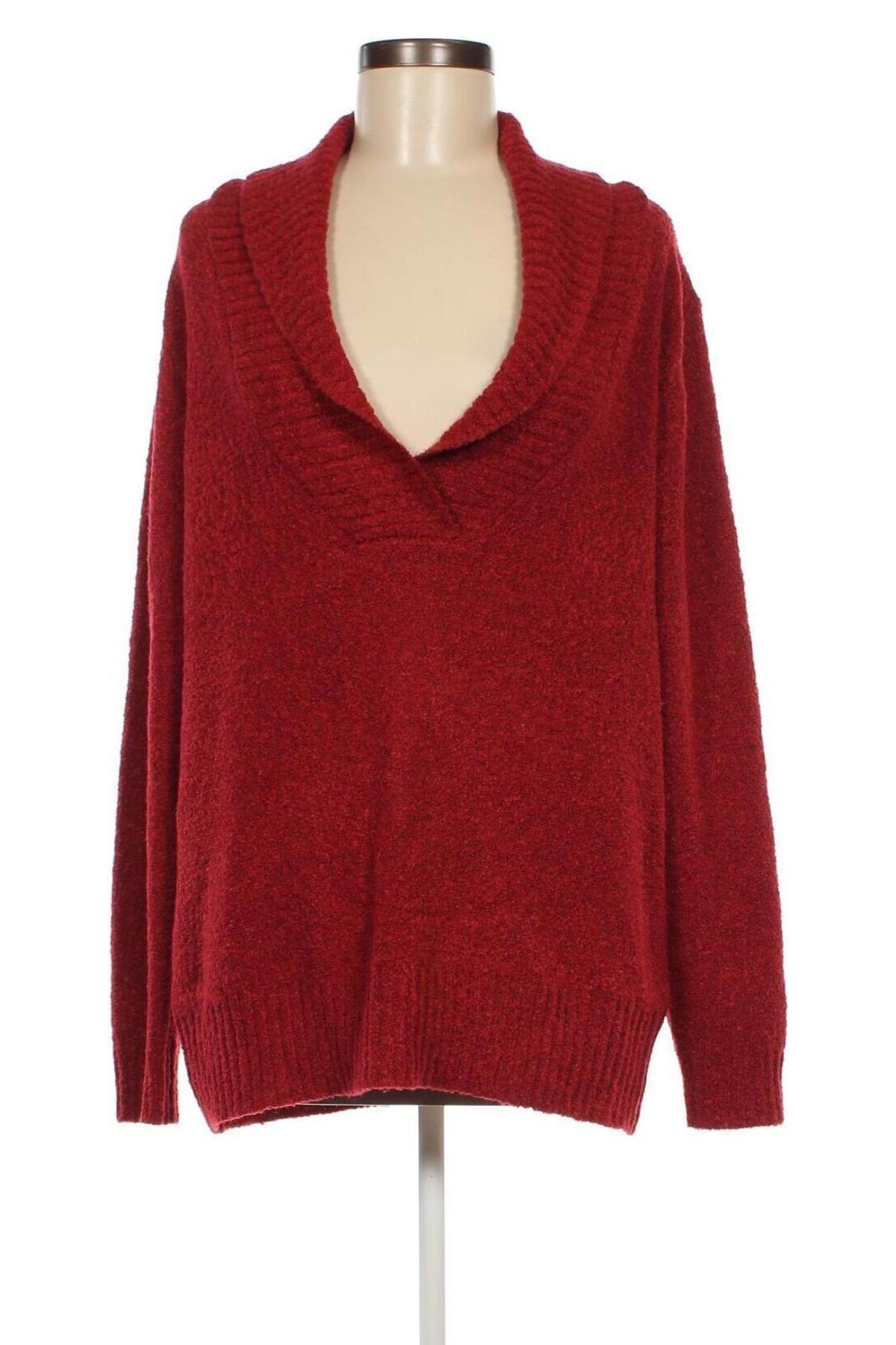 Дамски пуловер Nkd, Размер XL, Цвят Червен, Цена 11,89 лв.