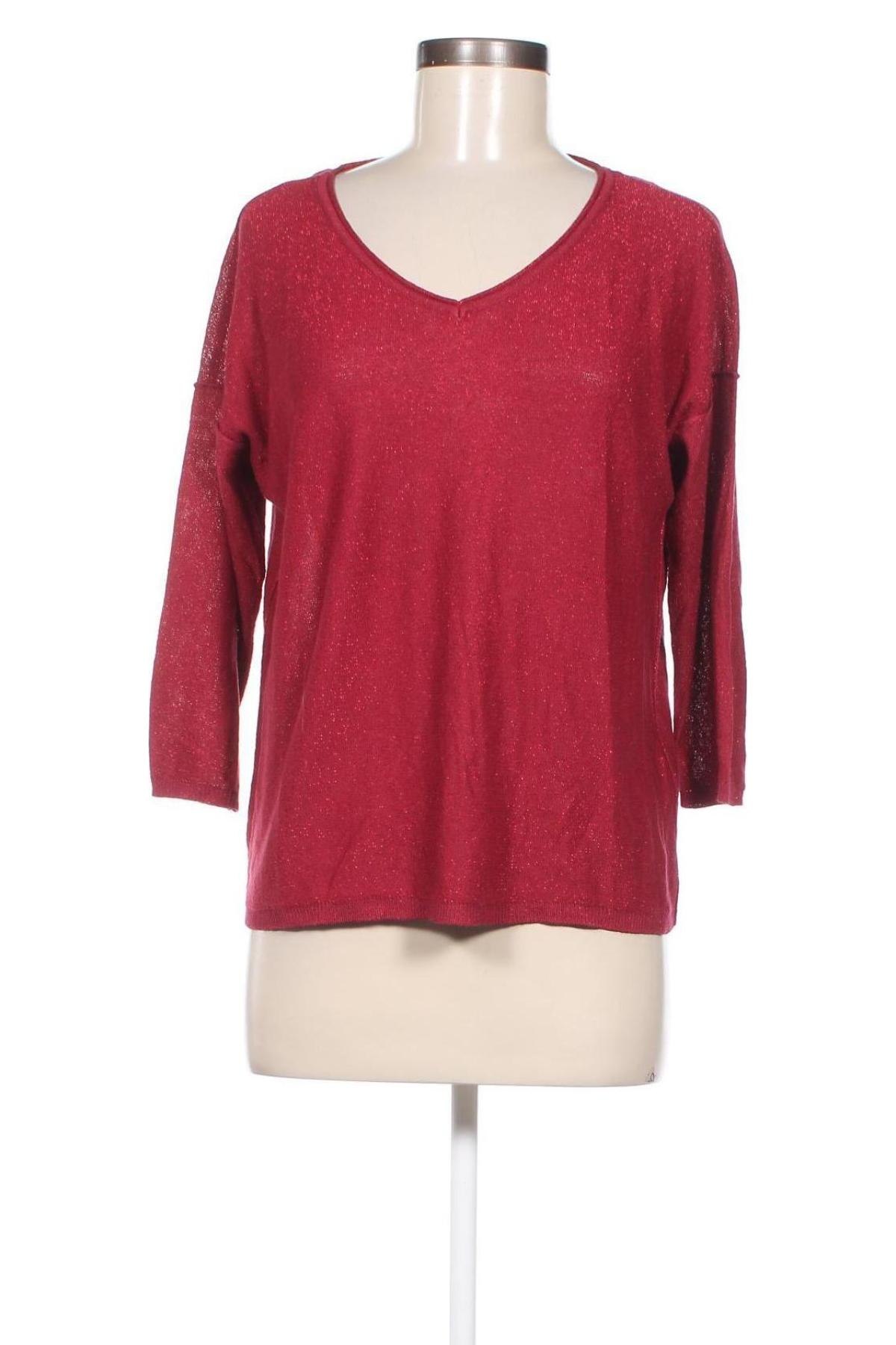 Дамски пуловер ONLY, Размер XS, Цвят Червен, Цена 11,61 лв.