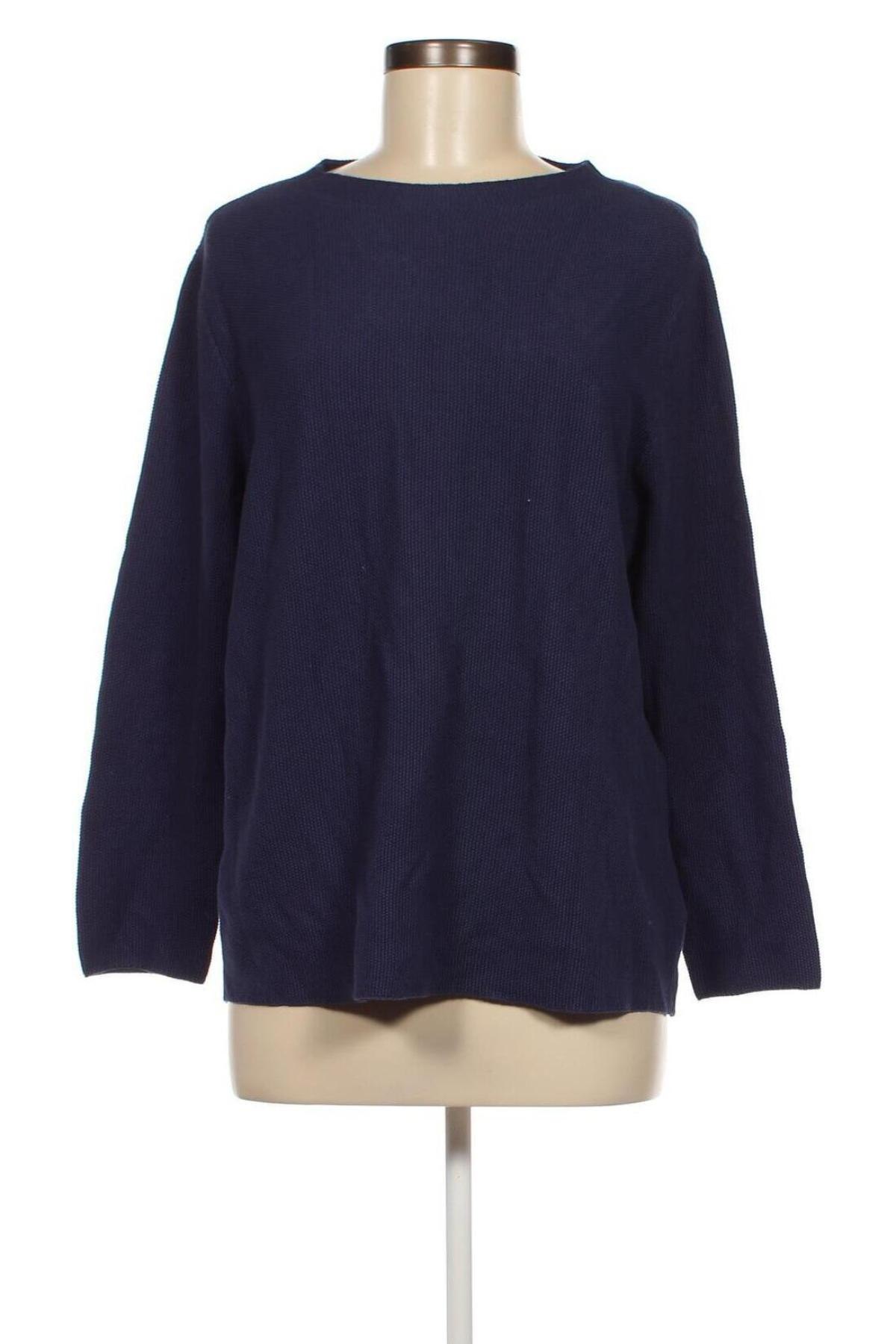 Дамски пуловер Peter Hahn, Размер XL, Цвят Син, Цена 45,26 лв.