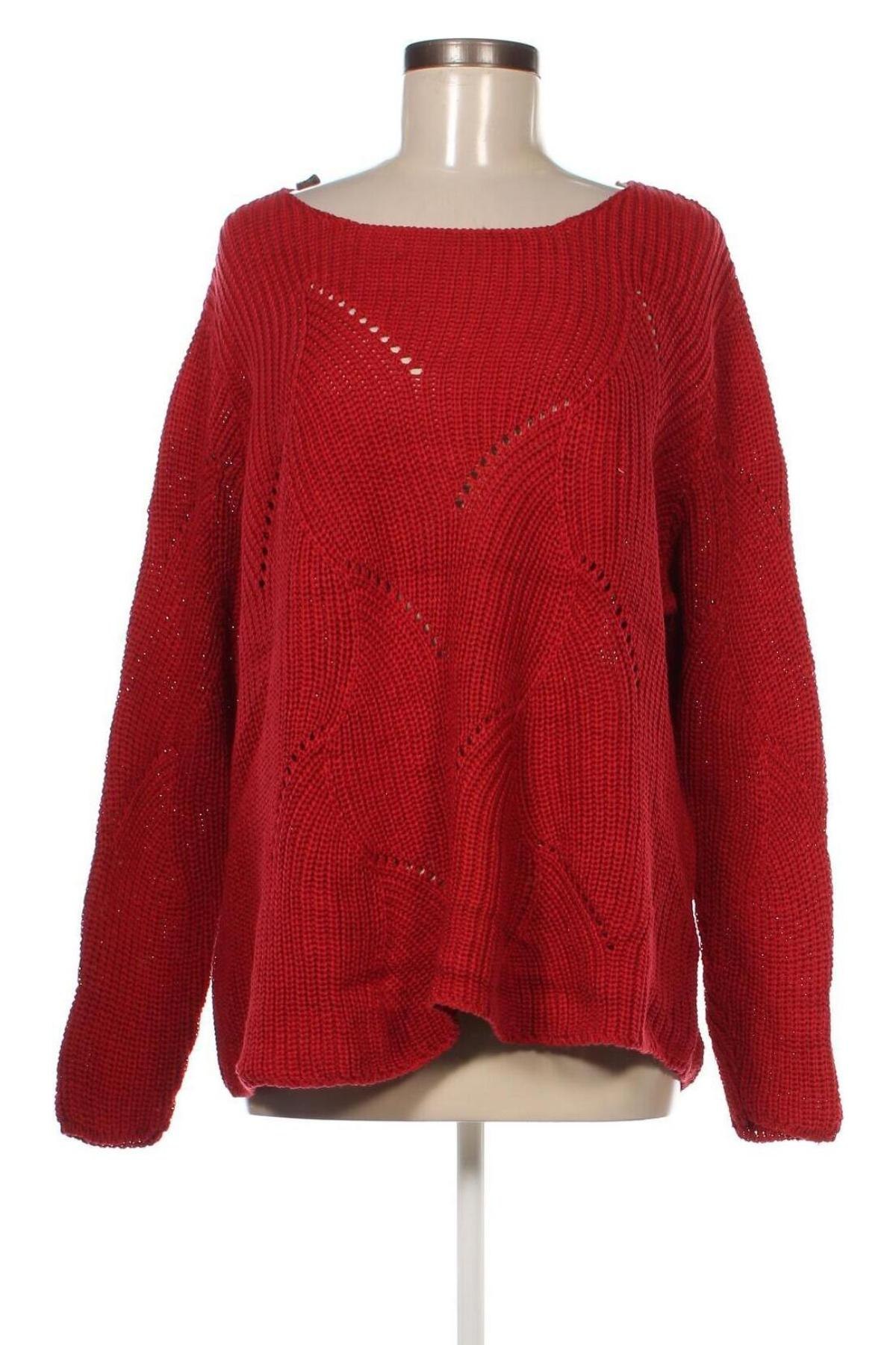 Damenpullover Peter Hahn, Größe 3XL, Farbe Rot, Preis € 30,20