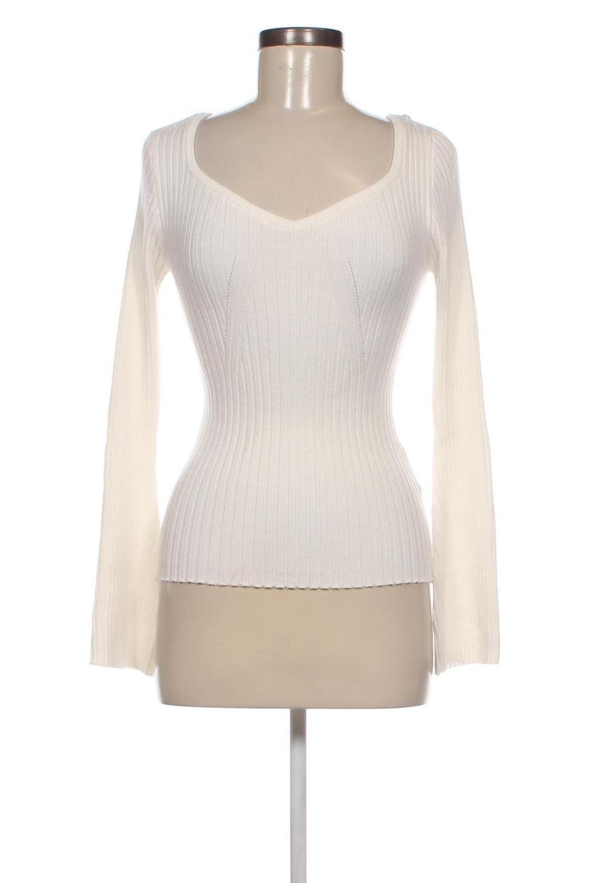 Γυναικείο πουλόβερ Pieces, Μέγεθος M, Χρώμα Λευκό, Τιμή 13,74 €