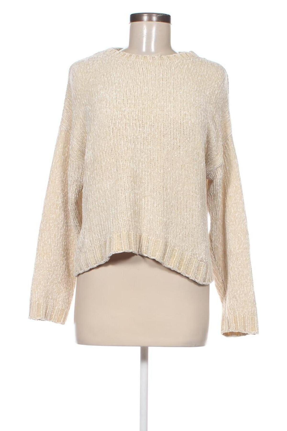 Γυναικείο πουλόβερ Pull&Bear, Μέγεθος S, Χρώμα Εκρού, Τιμή 5,92 €