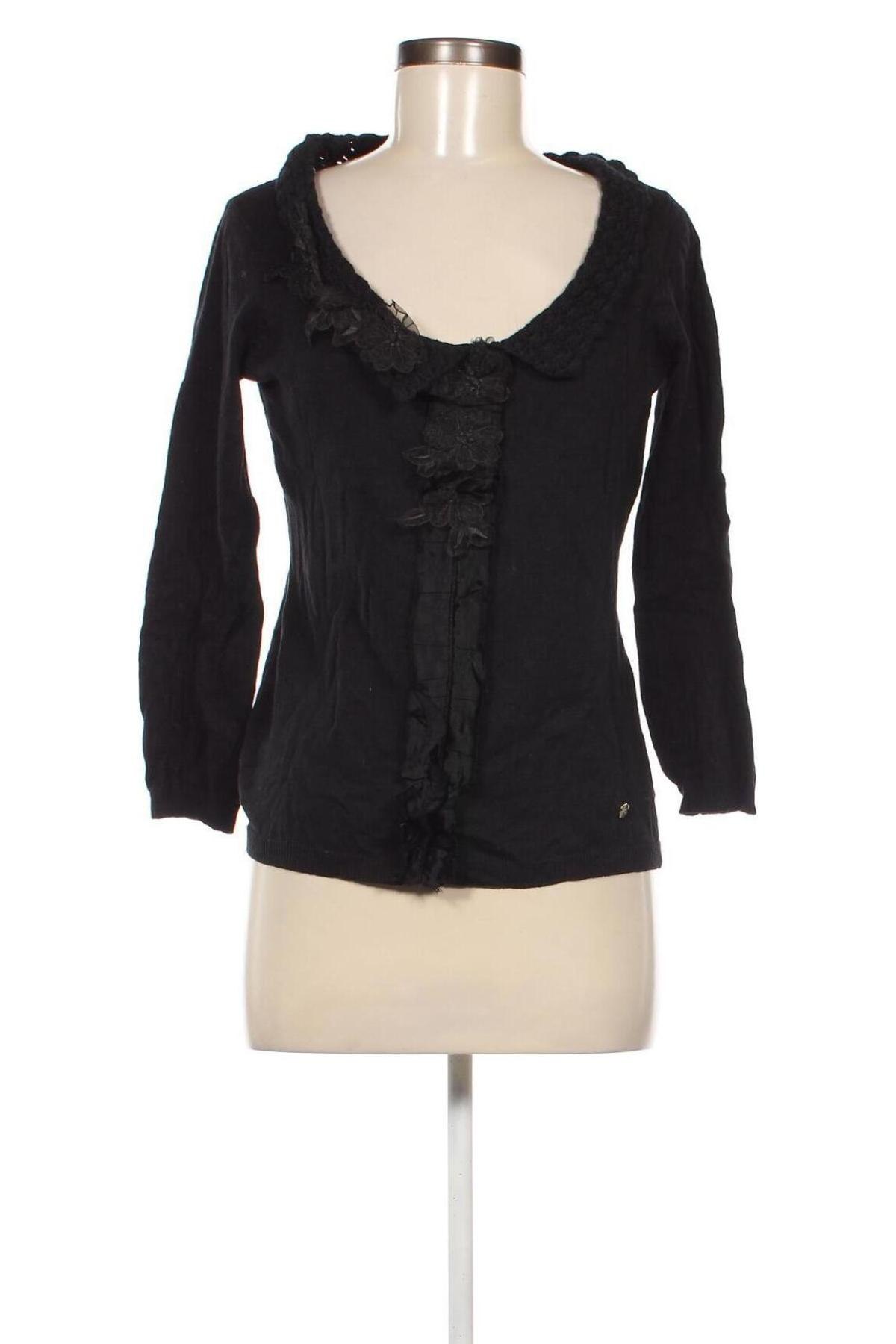 Дамски пуловер Purificacion Garcia, Размер M, Цвят Черен, Цена 31,00 лв.