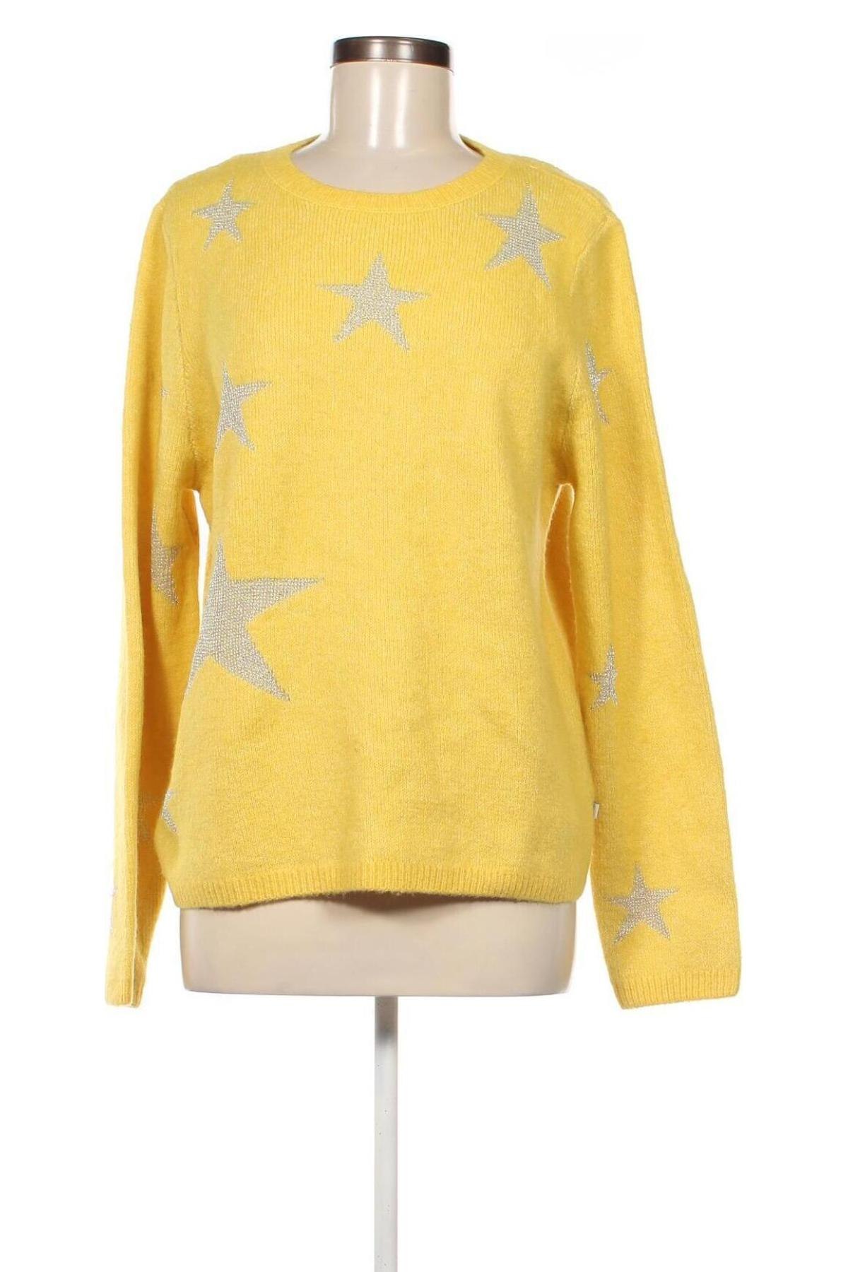 Γυναικείο πουλόβερ Q/S by S.Oliver, Μέγεθος L, Χρώμα Κίτρινο, Τιμή 7,35 €