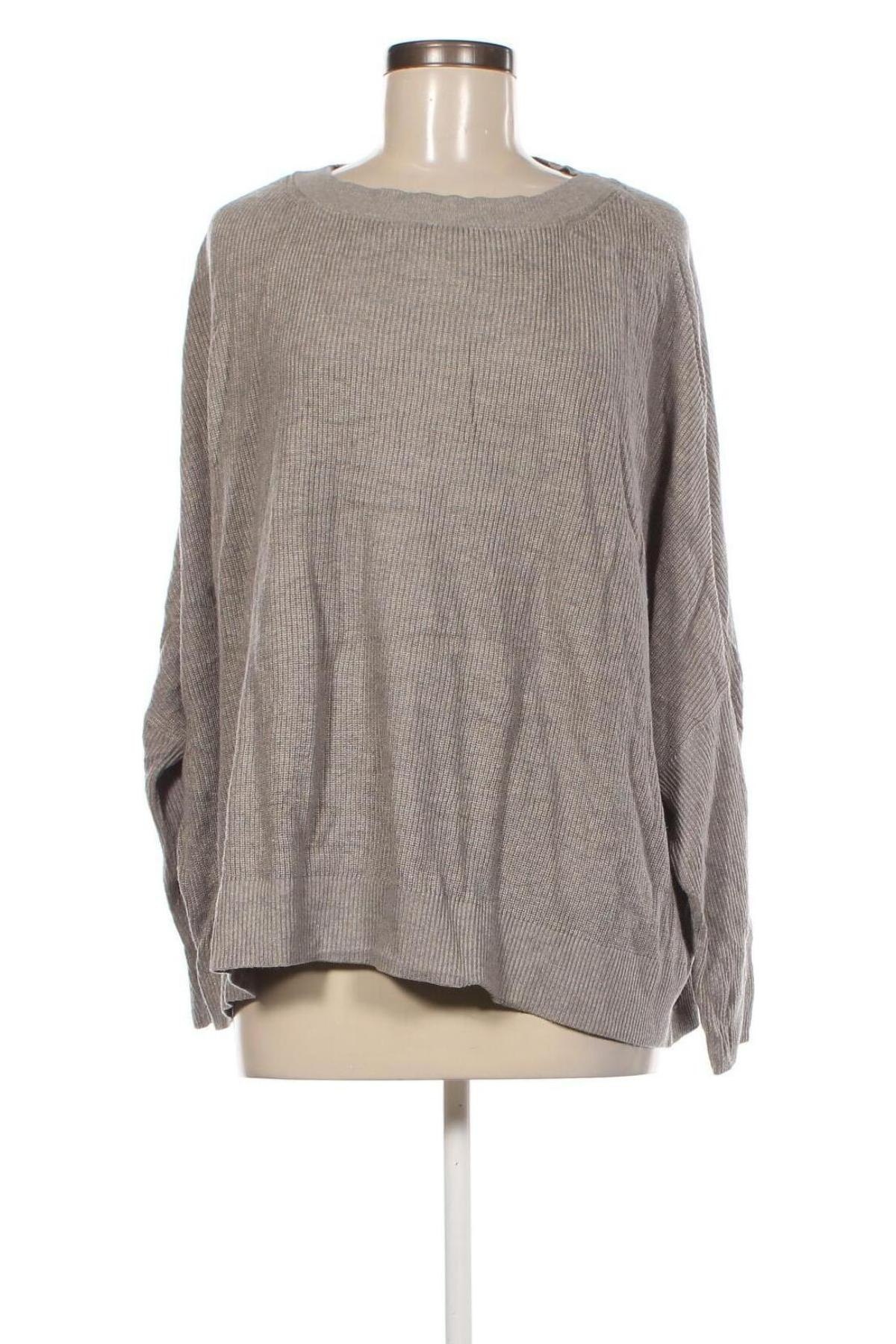 Дамски пуловер S.Oliver, Размер L, Цвят Сив, Цена 20,09 лв.