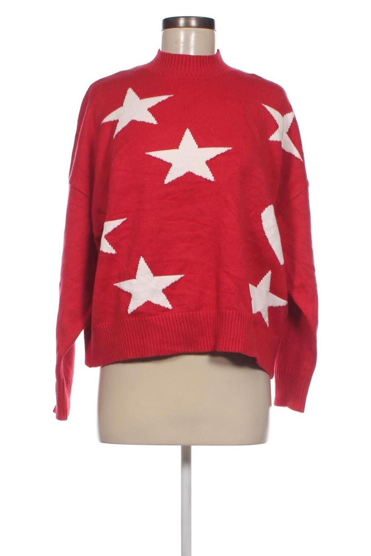 Дамски пуловер SHEIN, Размер XL, Цвят Червен, Цена 15,37 лв.