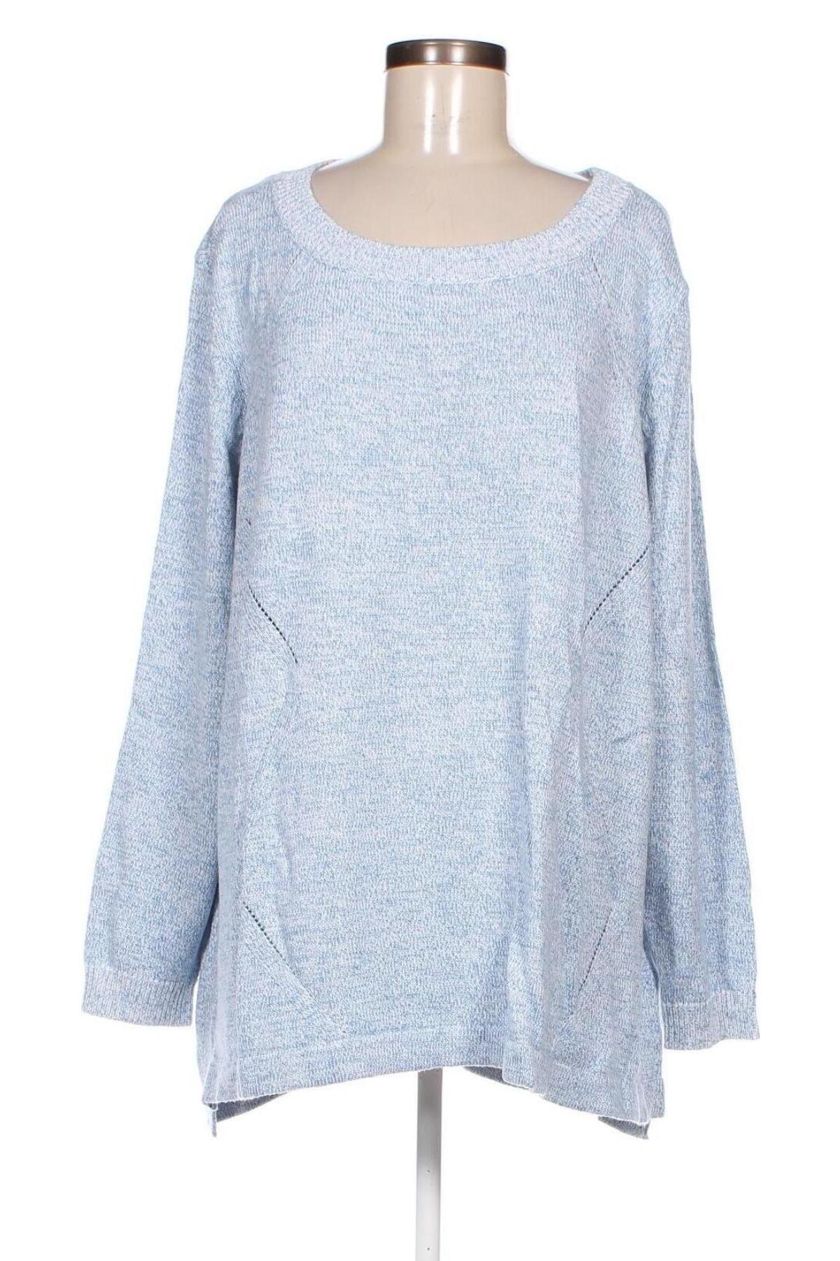 Γυναικείο πουλόβερ Sheego, Μέγεθος 3XL, Χρώμα Μπλέ, Τιμή 29,72 €