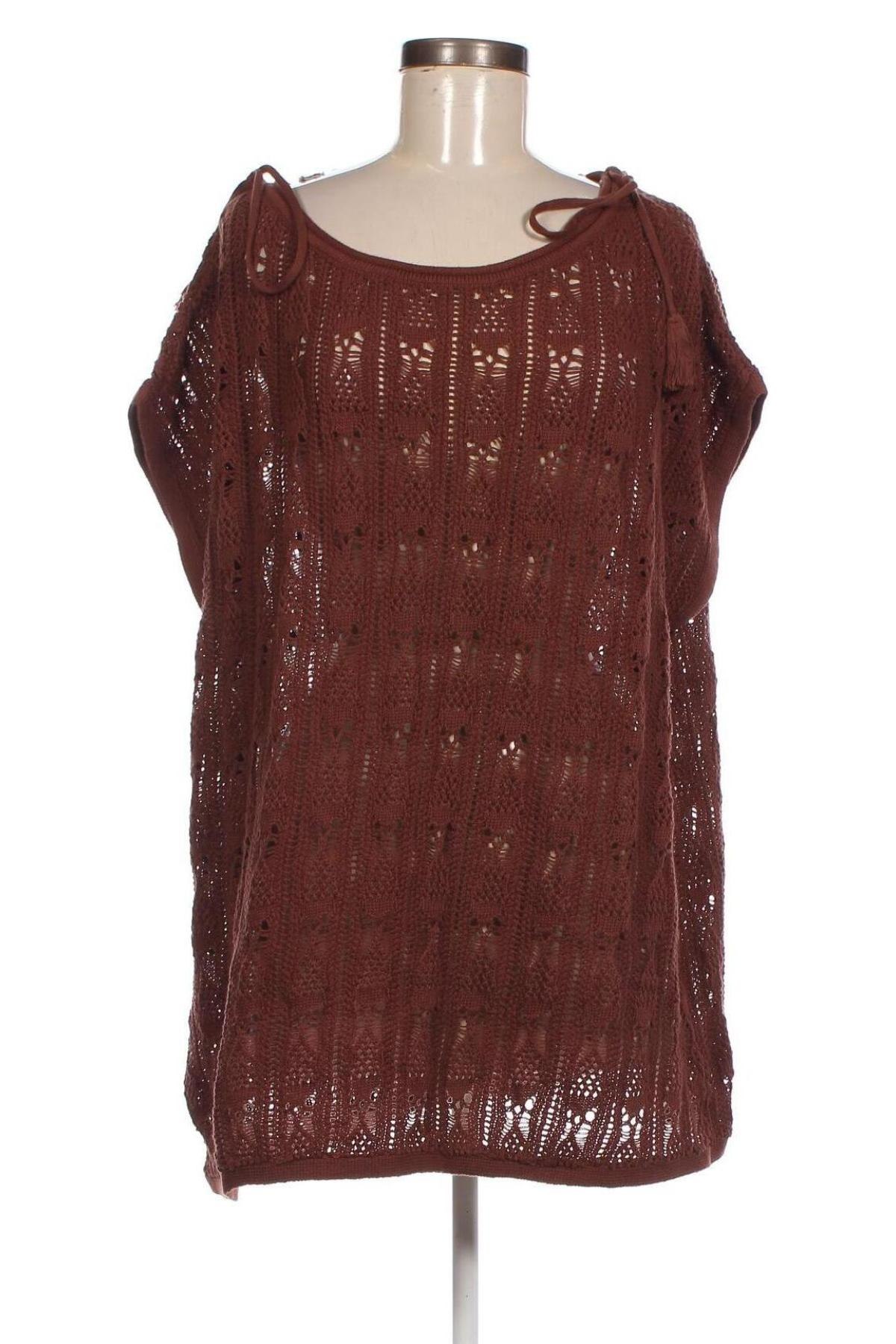 Γυναικείο πουλόβερ Sheego, Μέγεθος XXL, Χρώμα Καφέ, Τιμή 14,96 €