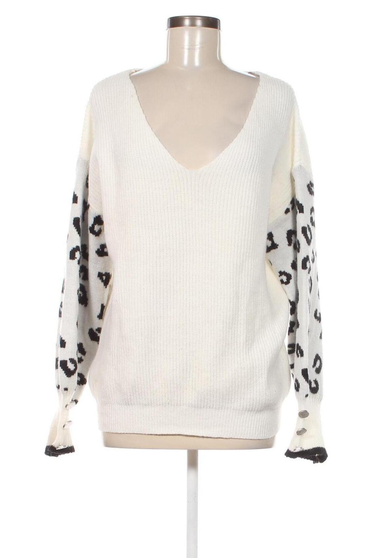 Γυναικείο πουλόβερ Sheilay, Μέγεθος L, Χρώμα Λευκό, Τιμή 5,92 €