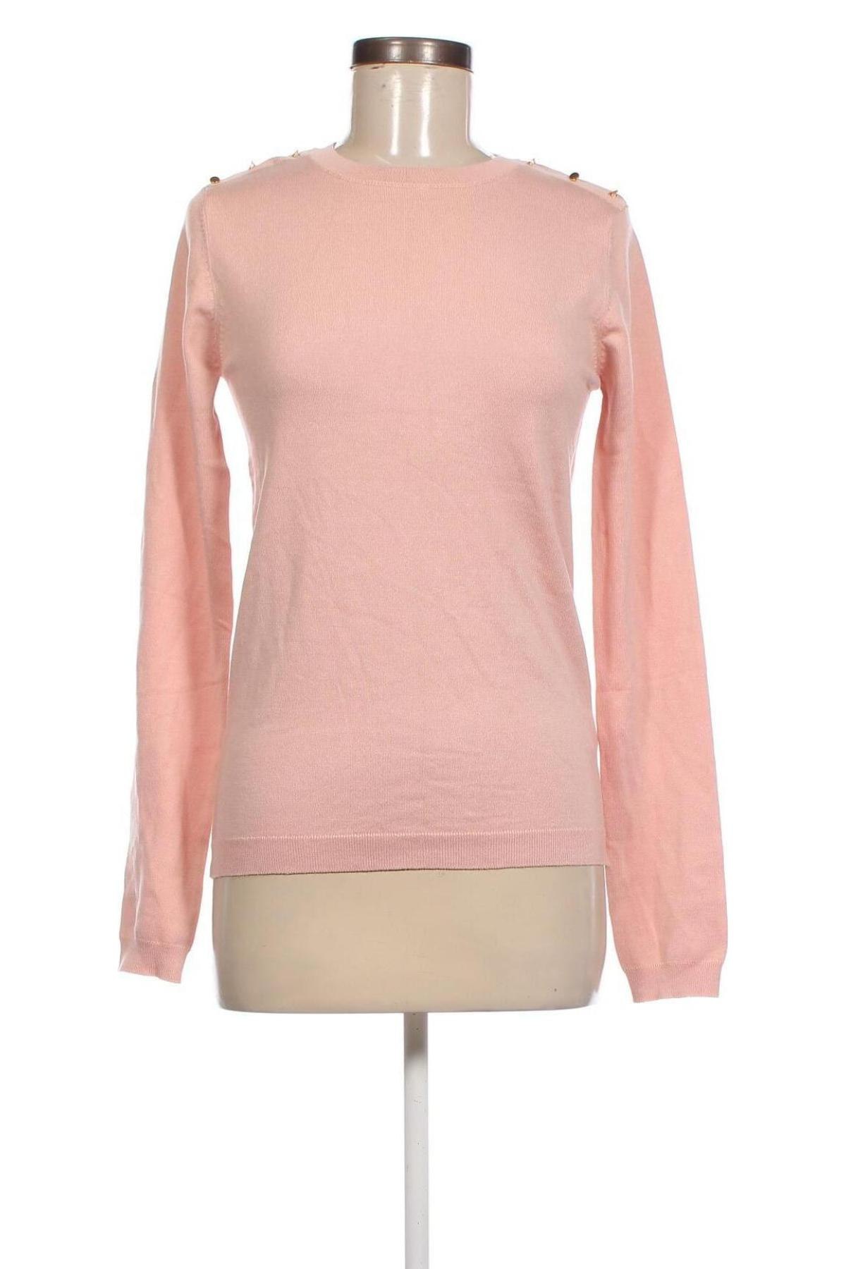 Дамски пуловер Sinsay, Размер L, Цвят Розов, Цена 18,40 лв.
