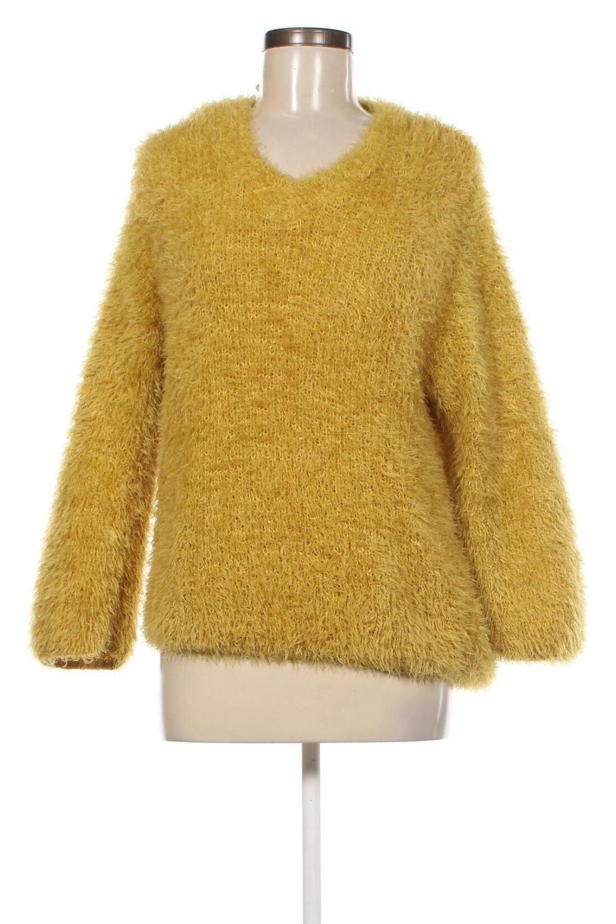 Damski sweter Snap, Rozmiar XL, Kolor Żółty, Cena 39,89 zł