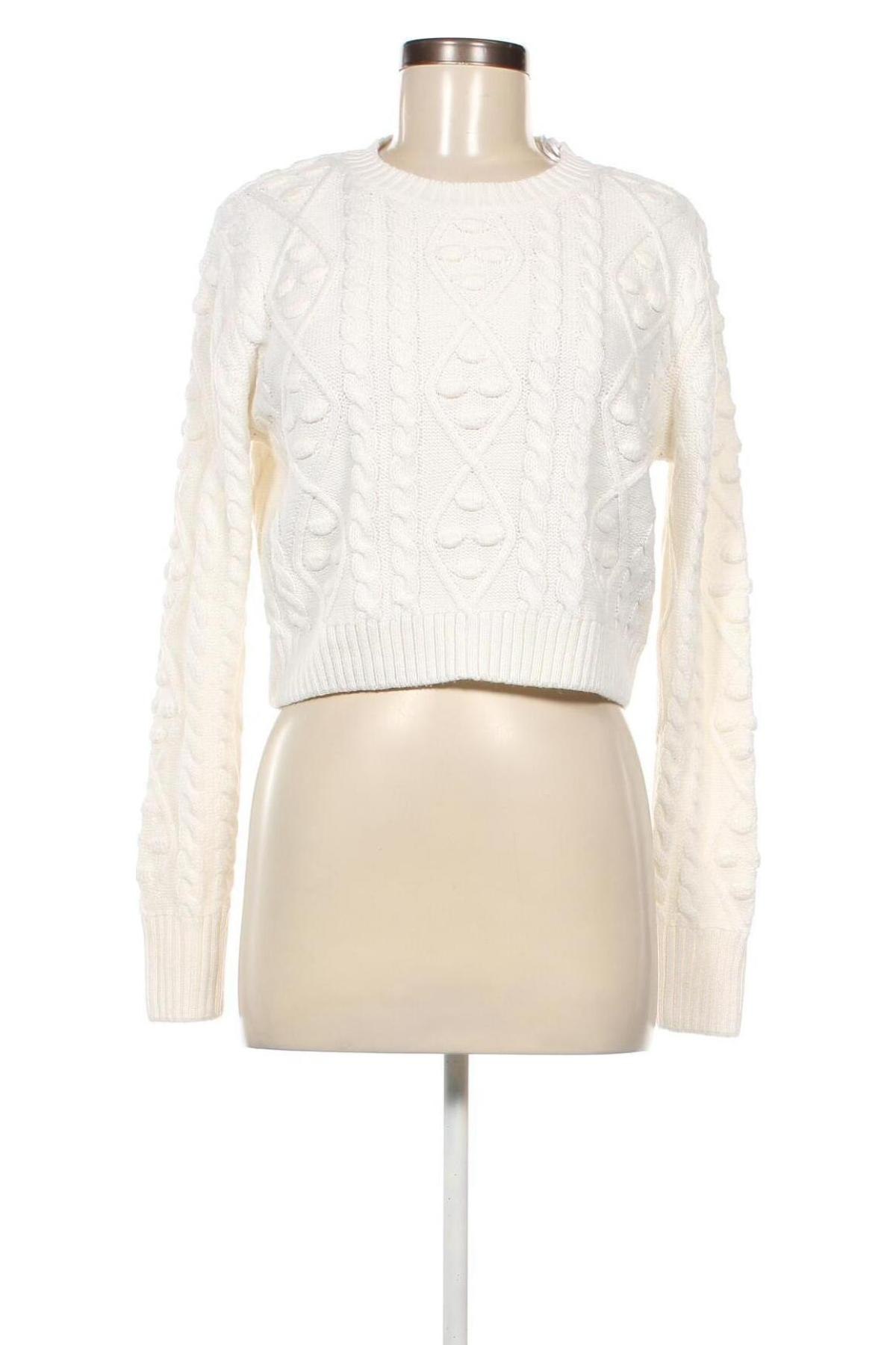 Γυναικείο πουλόβερ Tally Weijl, Μέγεθος M, Χρώμα Λευκό, Τιμή 7,18 €