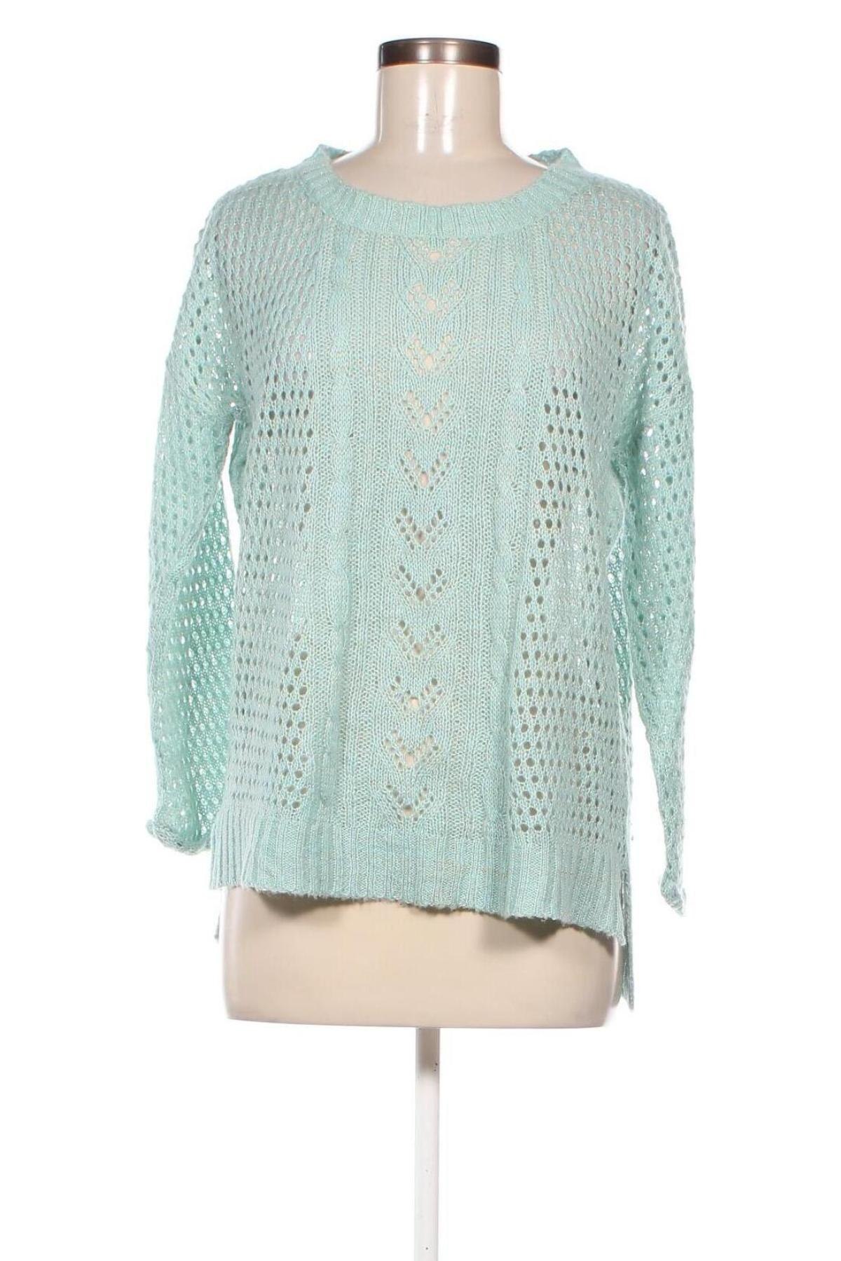 Γυναικείο πουλόβερ Think Positive, Μέγεθος L, Χρώμα Μπλέ, Τιμή 3,59 €