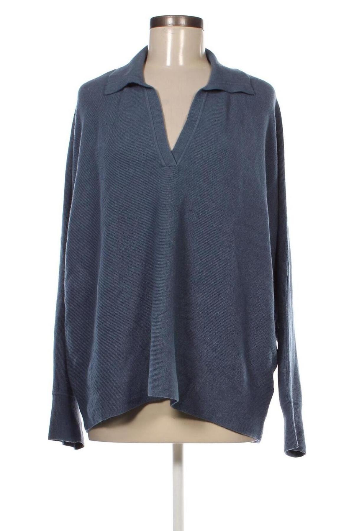 Дамски пуловер Tom Tailor, Размер XXL, Цвят Син, Цена 41,00 лв.