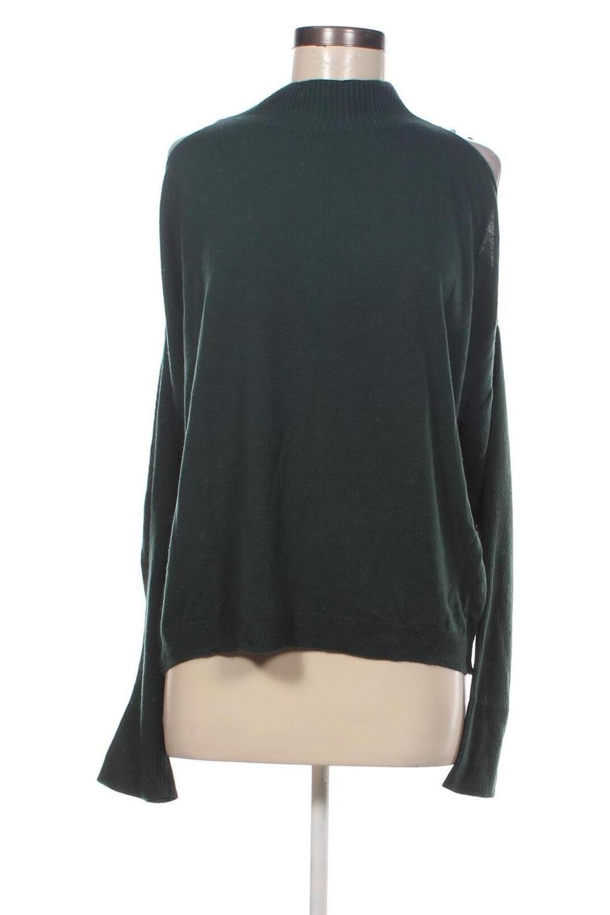 Дамски пуловер Trendyol, Размер L, Цвят Зелен, Цена 37,20 лв.