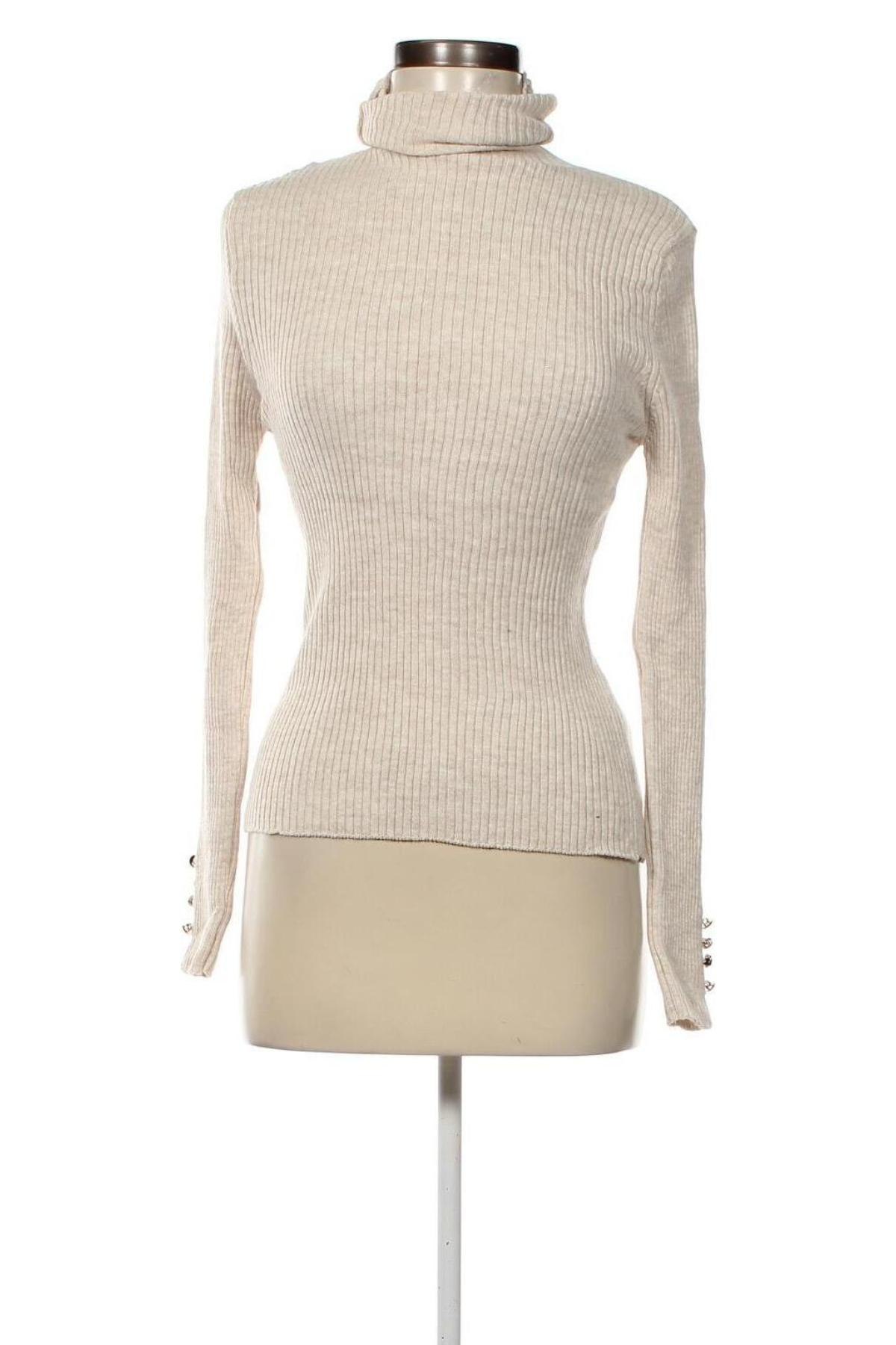 Дамски пуловер Trendyol, Размер S, Цвят Бежов, Цена 30,69 лв.