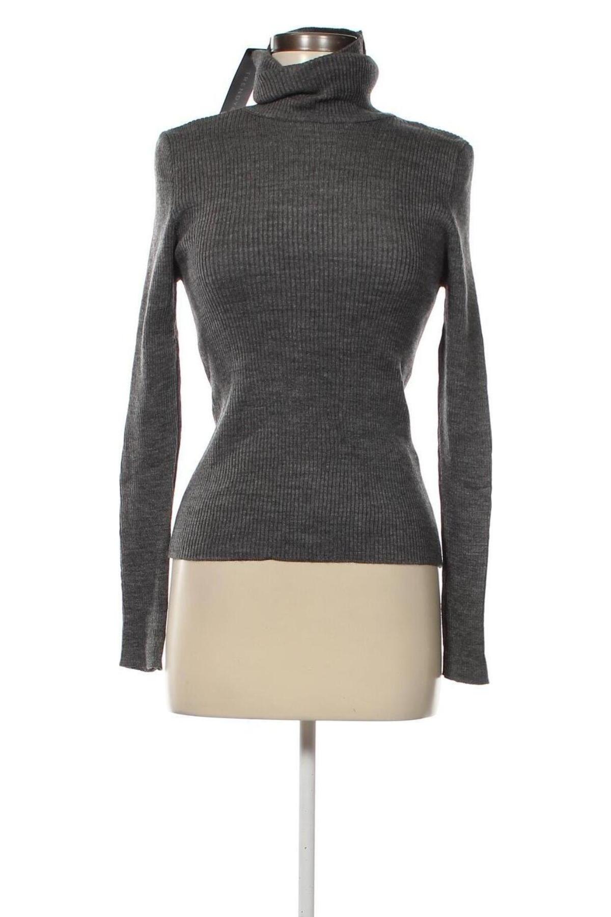 Дамски пуловер Trendyol, Размер M, Цвят Сив, Цена 39,99 лв.